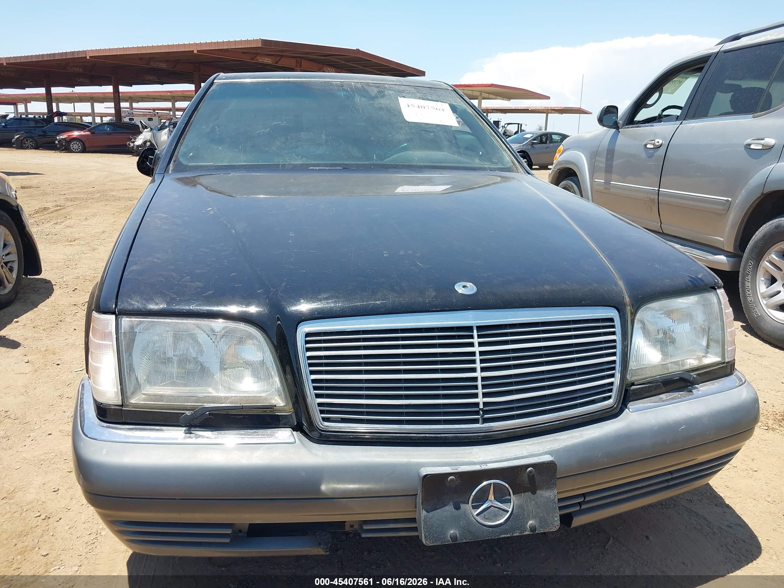 1995 Mercedes-benz S 320 Черный vin: WDBGA33E3SA282876