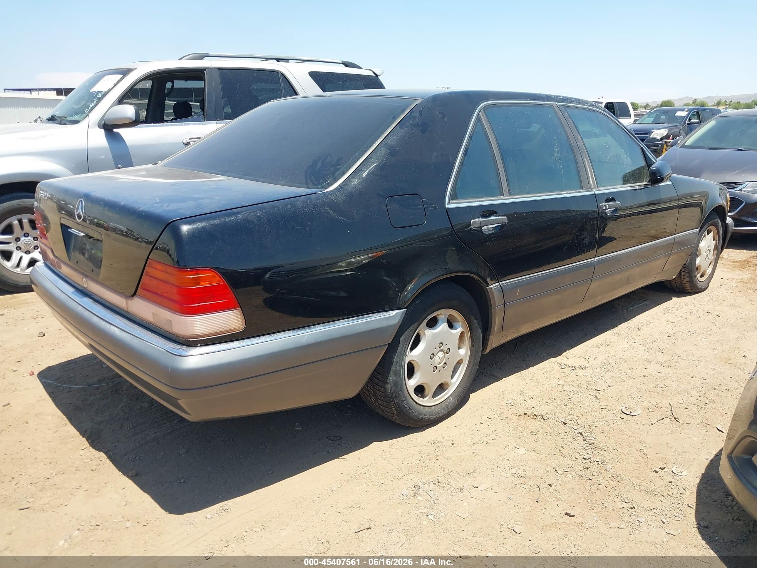 1995 Mercedes-benz S 320 Черный vin: WDBGA33E3SA282876