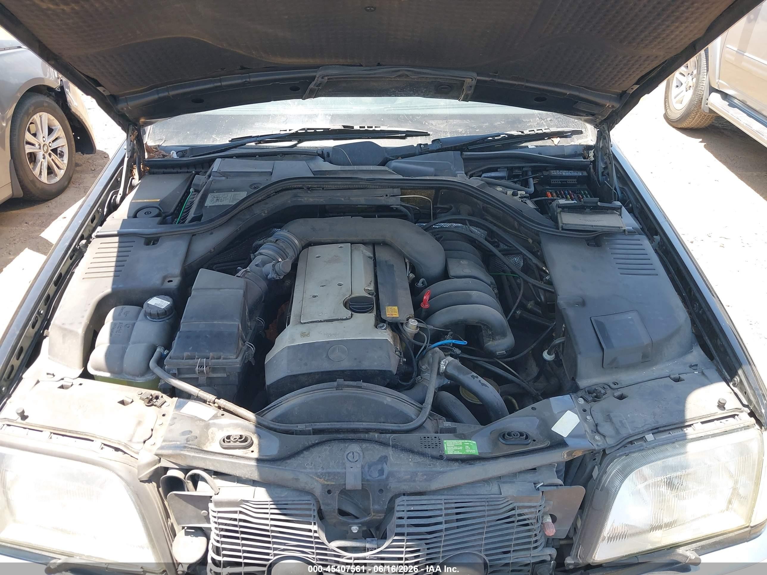 1995 Mercedes-benz S 320 Черный vin: WDBGA33E3SA282876