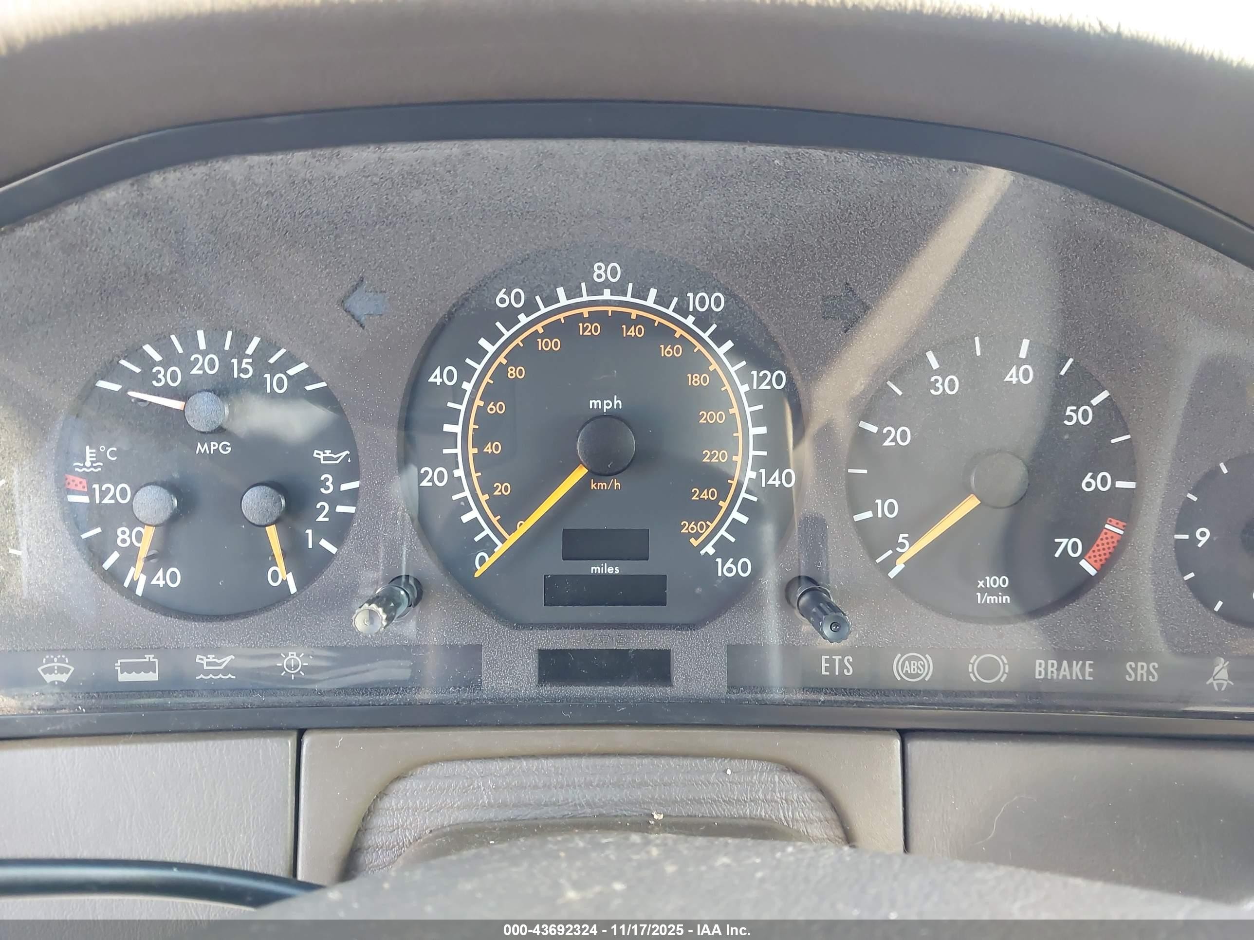 1995 Mercedes-benz S 320 Black vin: WDBGA33E4SA255153