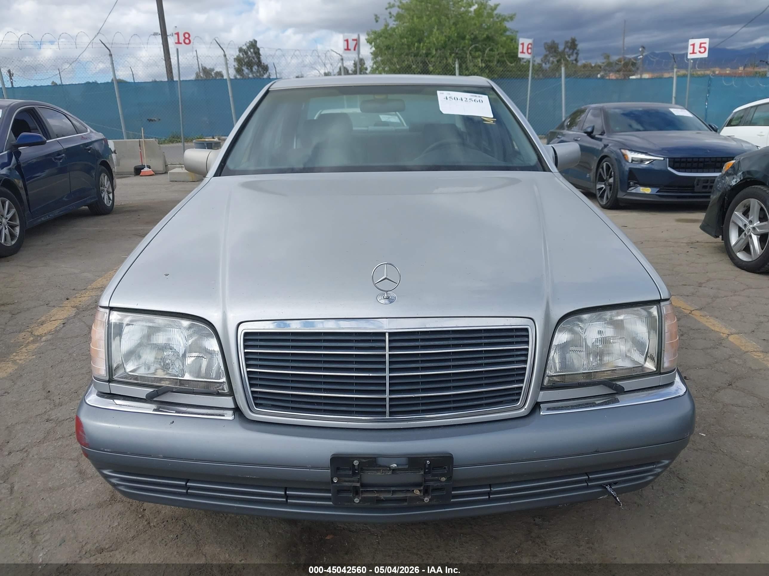 1995 Mercedes-benz S 320 Silver vin: WDBGA33E5SA234358