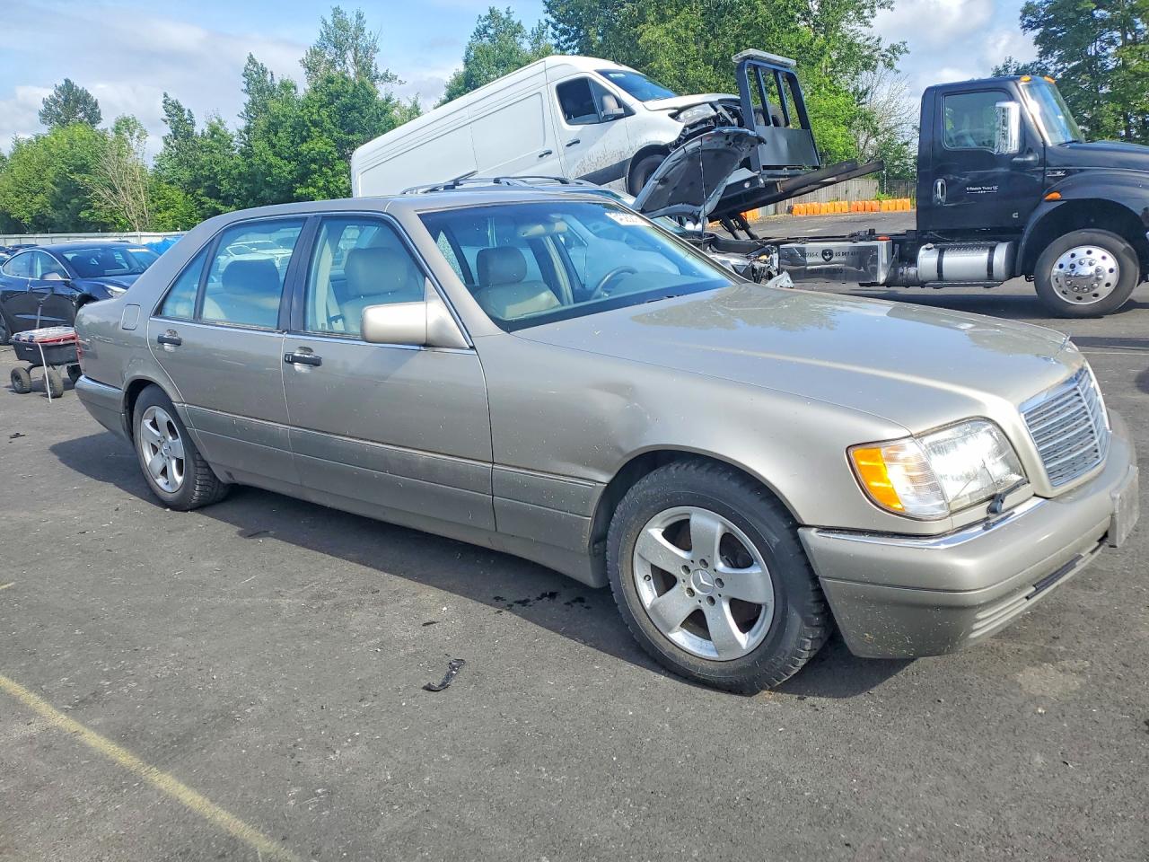 1995 Mercedes-benz S 320 Gold vin: WDBGA33E8SA227663