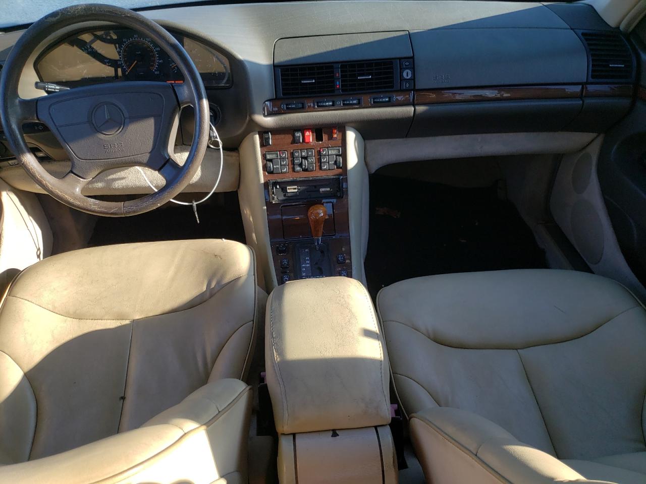 1995 Mercedes-benz S 320 Black vin: WDBGA33E8SA229381
