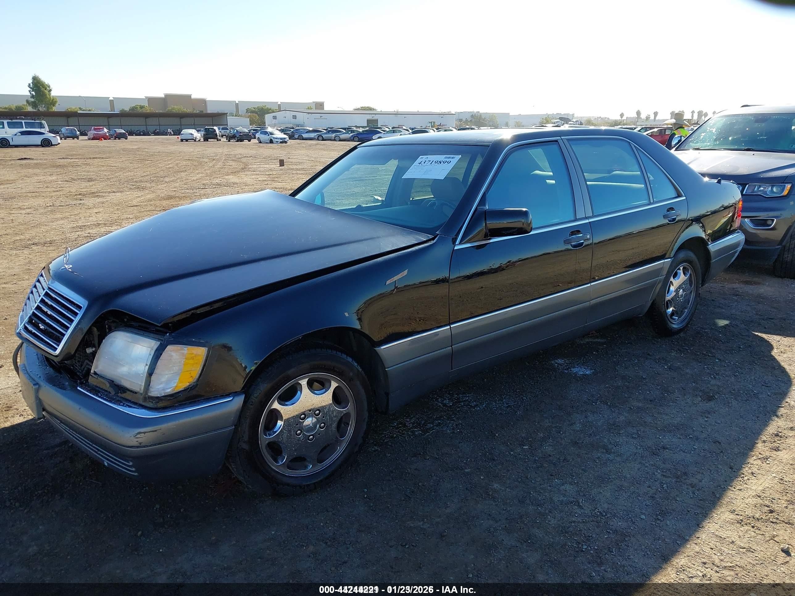 1995 Mercedes-benz S 320 Black vin: WDBGA33E9SA227753
