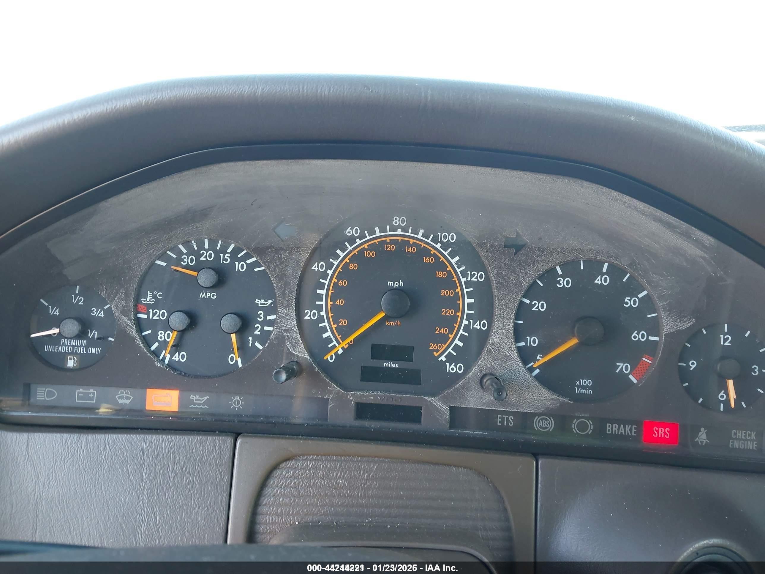 1995 Mercedes-benz S 320 Black vin: WDBGA33E9SA227753