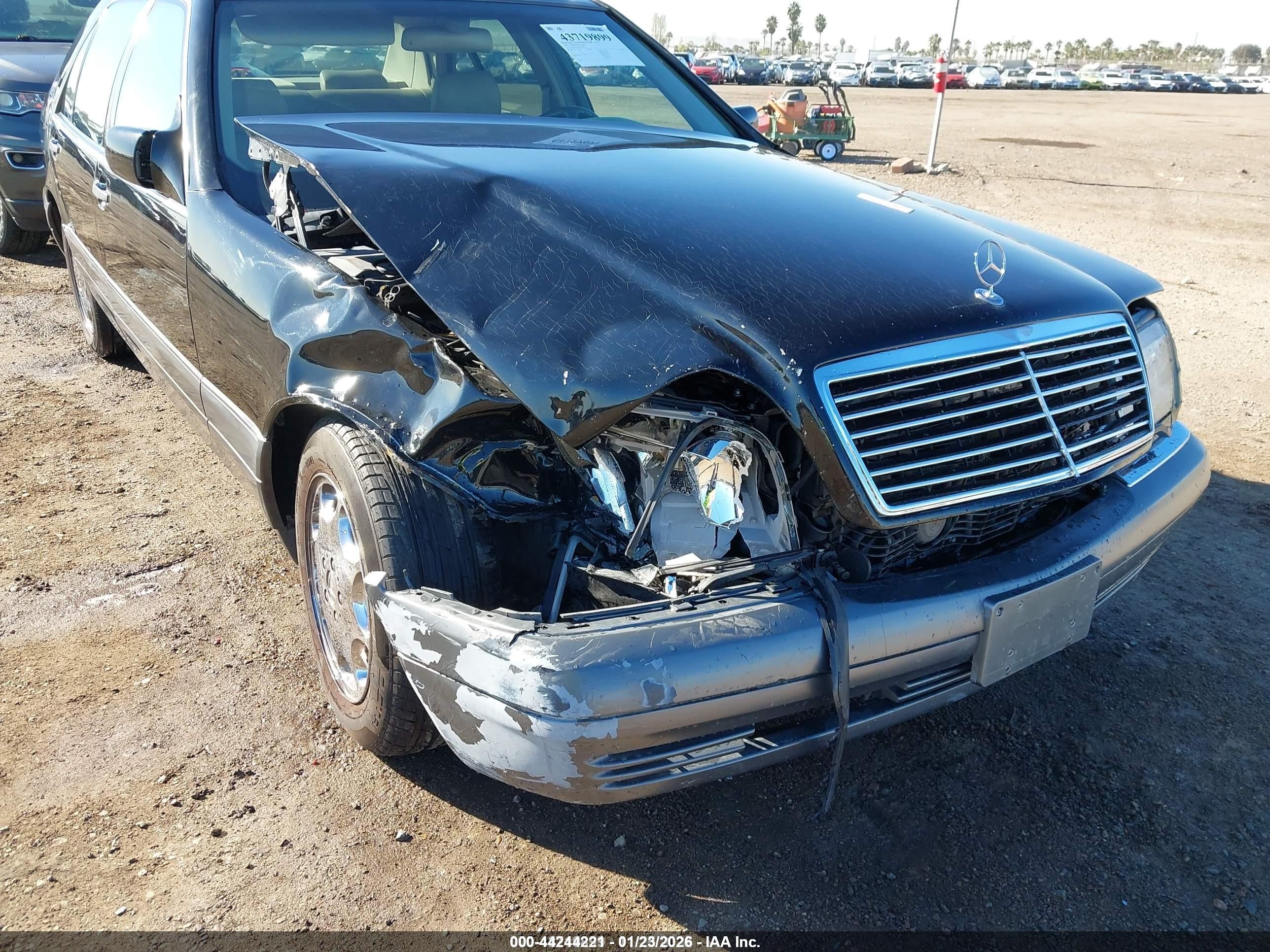 1995 Mercedes-benz S 320 Black vin: WDBGA33E9SA227753