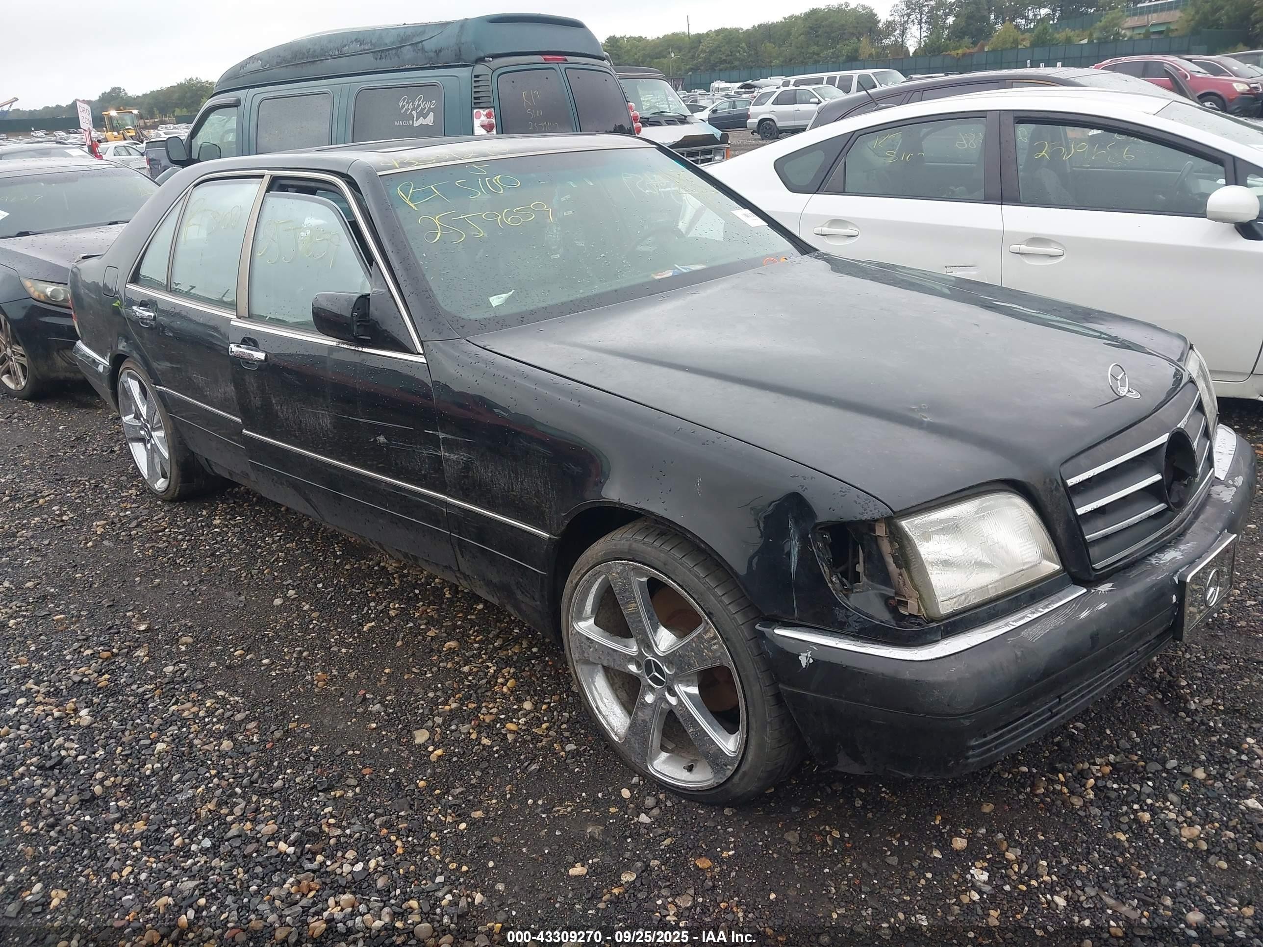 1995 Mercedes-benz S 320 Black vin: WDBGA33EXSA194407