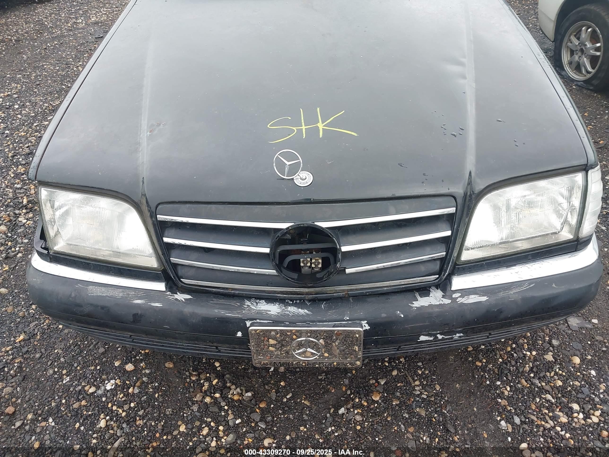 1995 Mercedes-benz S 320 Black vin: WDBGA33EXSA194407