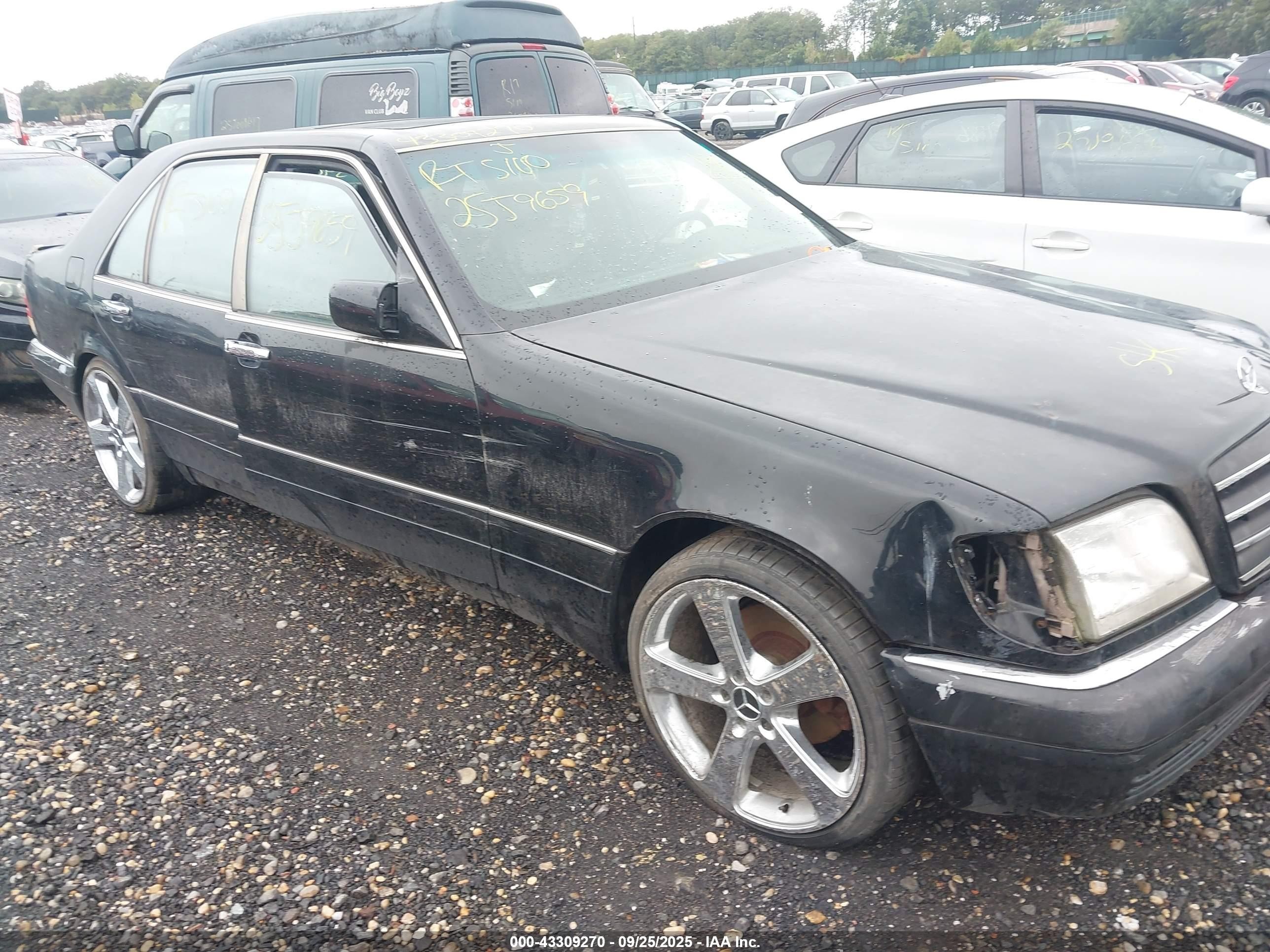 1995 Mercedes-benz S 320 Black vin: WDBGA33EXSA194407