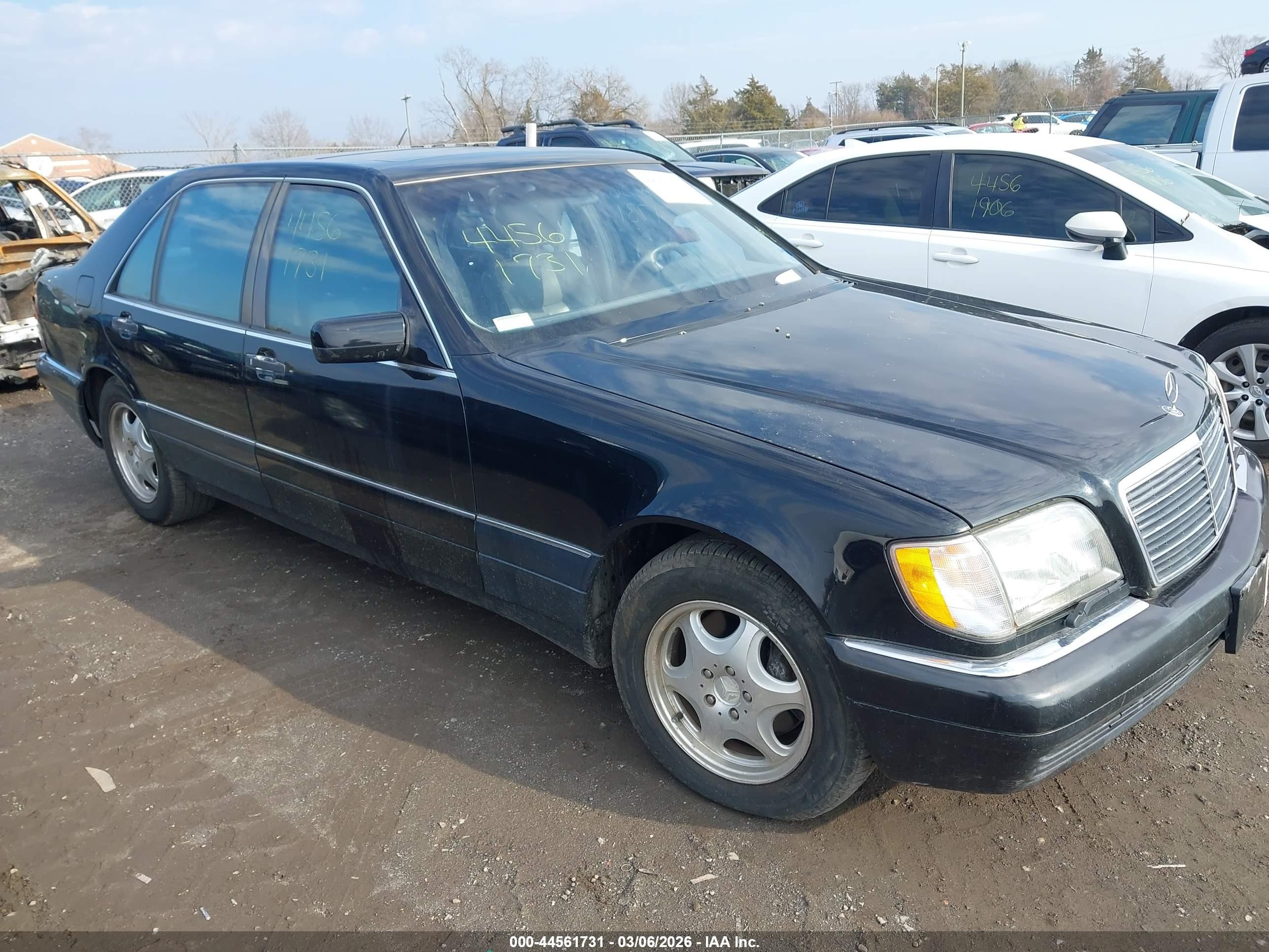 1997 Mercedes-benz S 320 Base Lwb Черный vin: WDBGA33G1VA334740