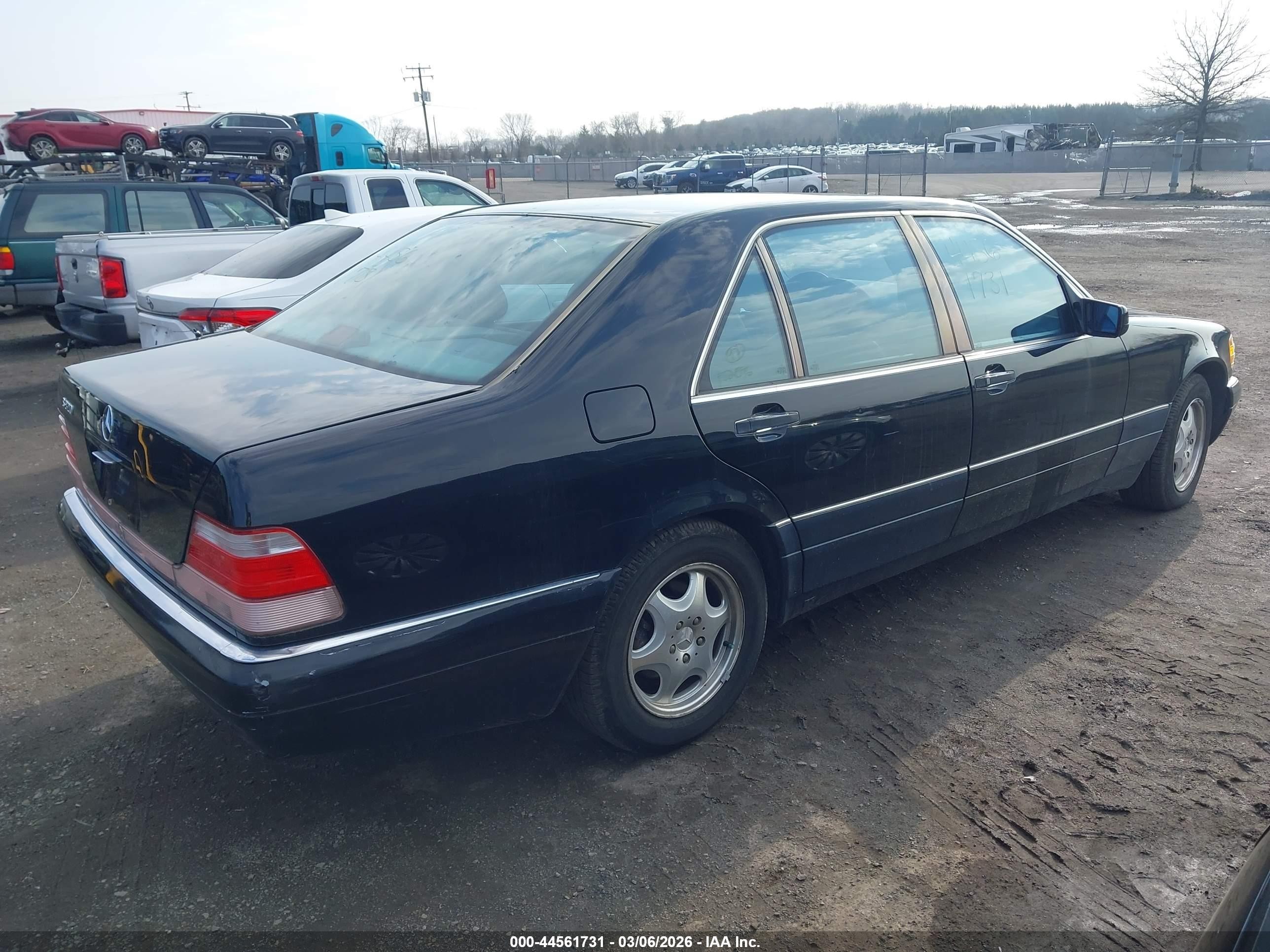 1997 Mercedes-benz S 320 Base Lwb Черный vin: WDBGA33G1VA334740