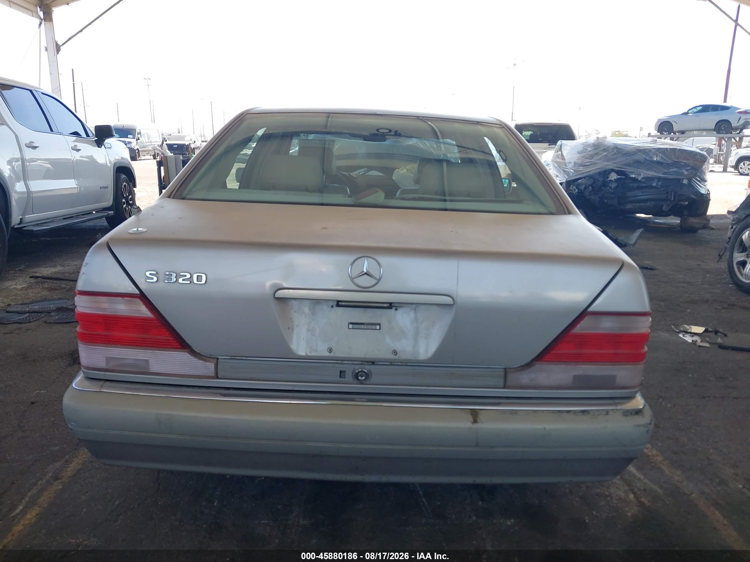 1997 Mercedes-benz S 320 Base Lwb Золотой vin: WDBGA33G3VA352317