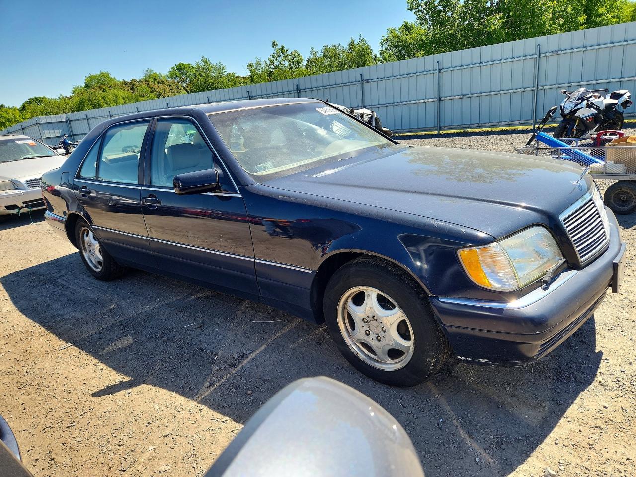 1999 Mercedes-benz S 320 Blue vin: WDBGA33G3XA420375