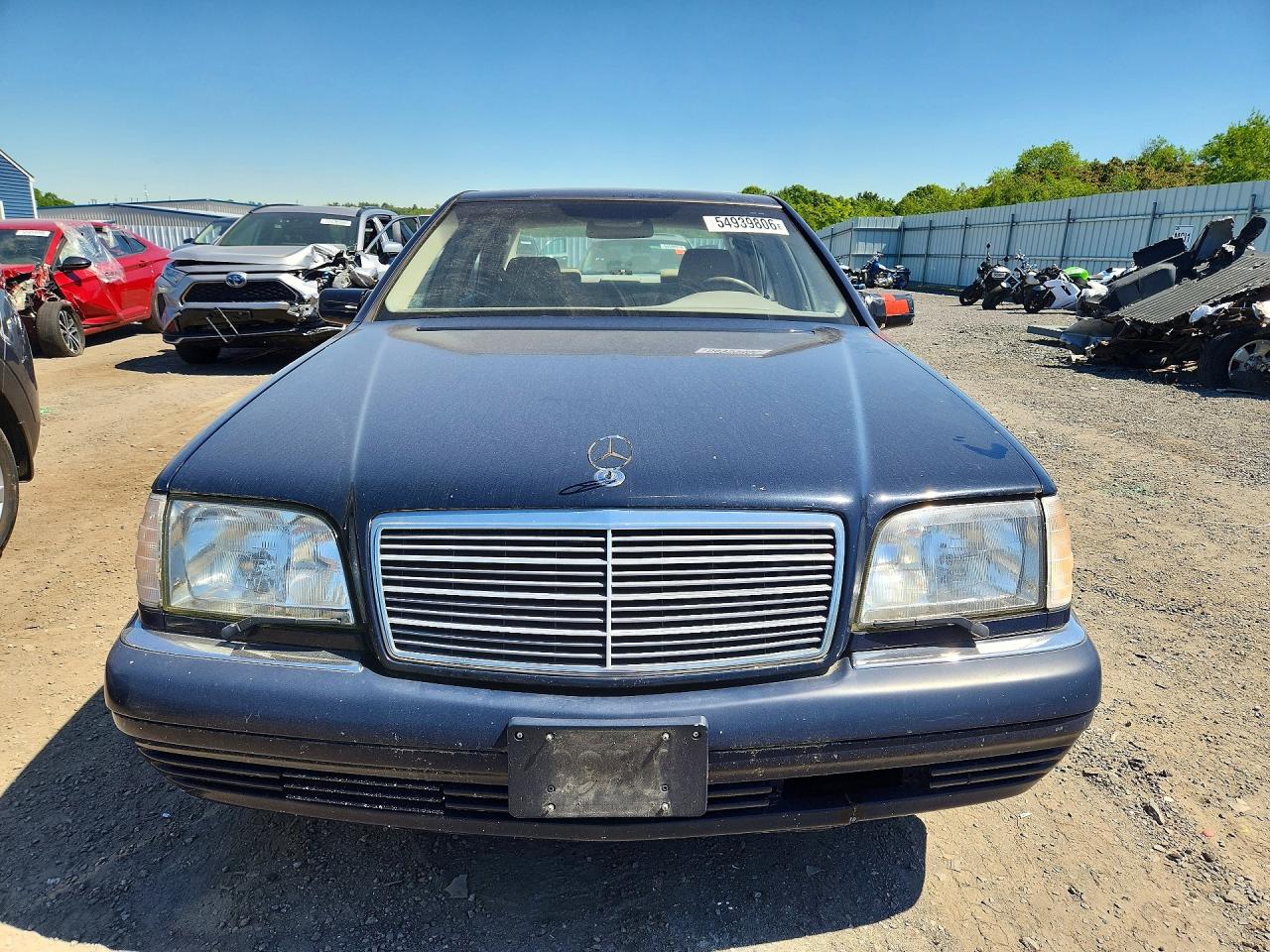 1999 Mercedes-benz S 320 Blue vin: WDBGA33G3XA420375