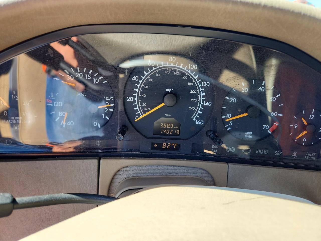 1999 Mercedes-benz S 320 Blue vin: WDBGA33G3XA420375
