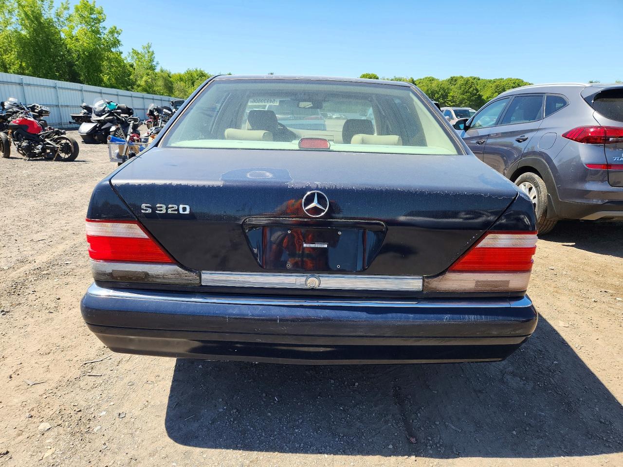 1999 Mercedes-benz S 320 Blue vin: WDBGA33G3XA420375