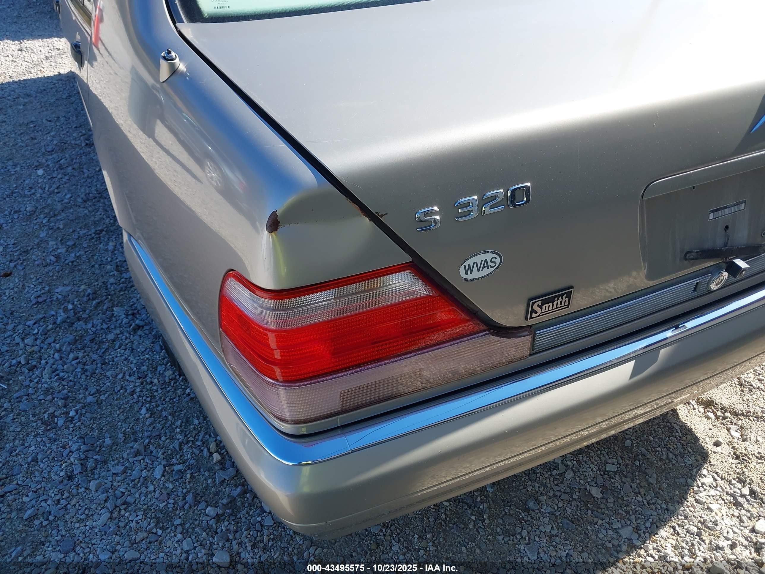 1997 Mercedes-benz S 320 Base Lwb Gold vin: WDBGA33G4VA361284