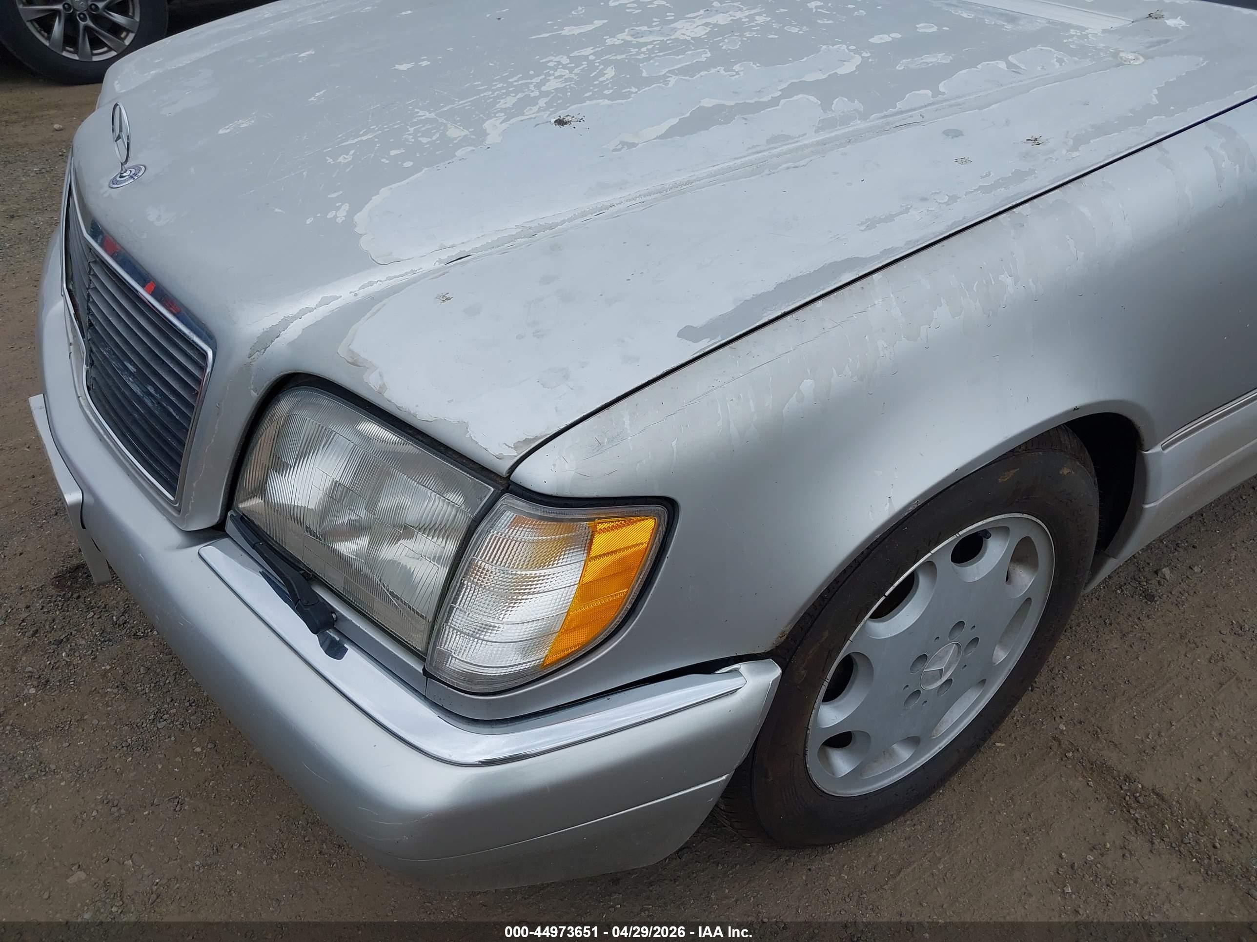 1998 Mercedes-benz S 320   Серый vin: WDBGA33G4WA375154