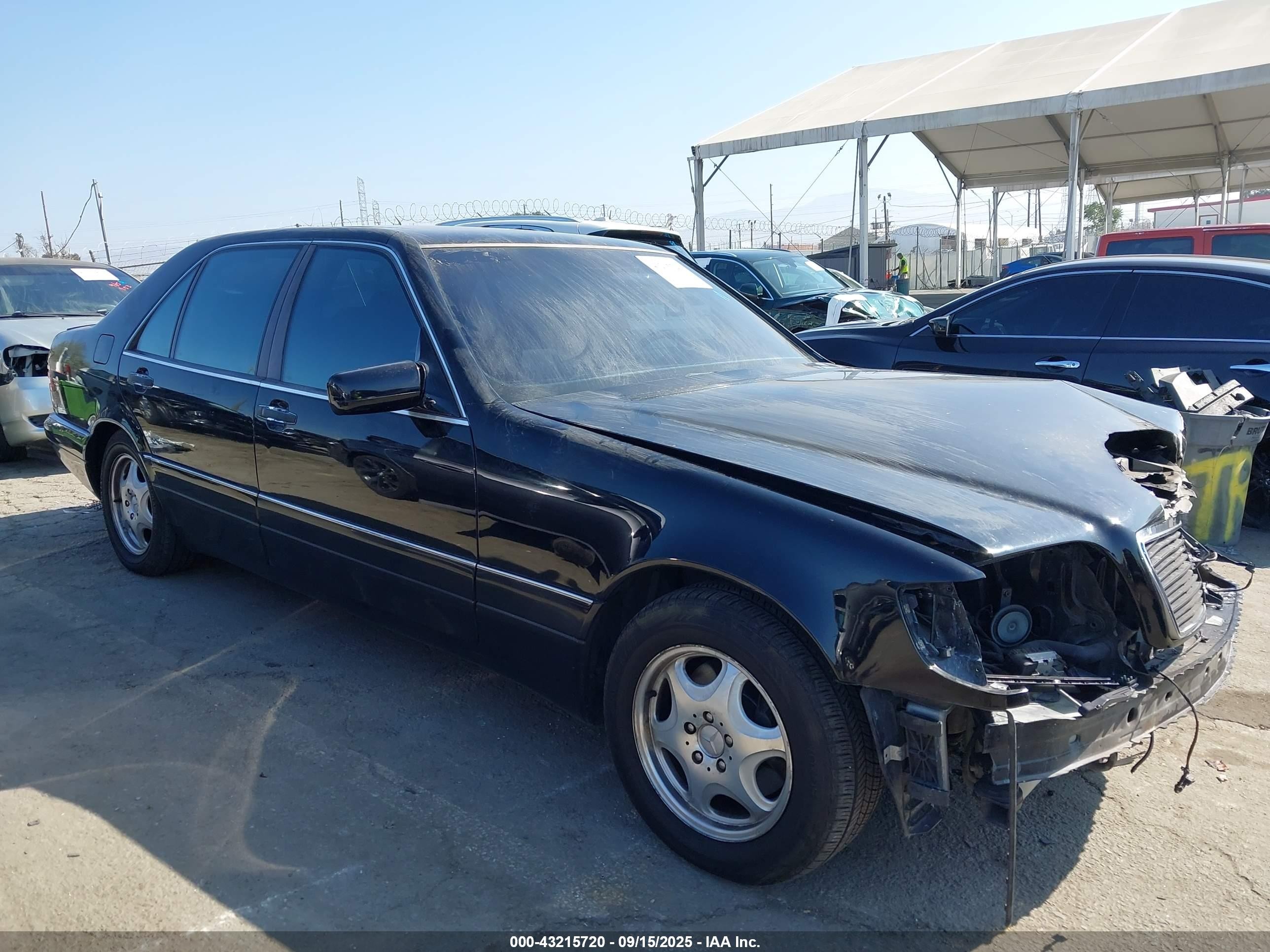 1998 Mercedes-benz S 320   Black vin: WDBGA33G6WA403343