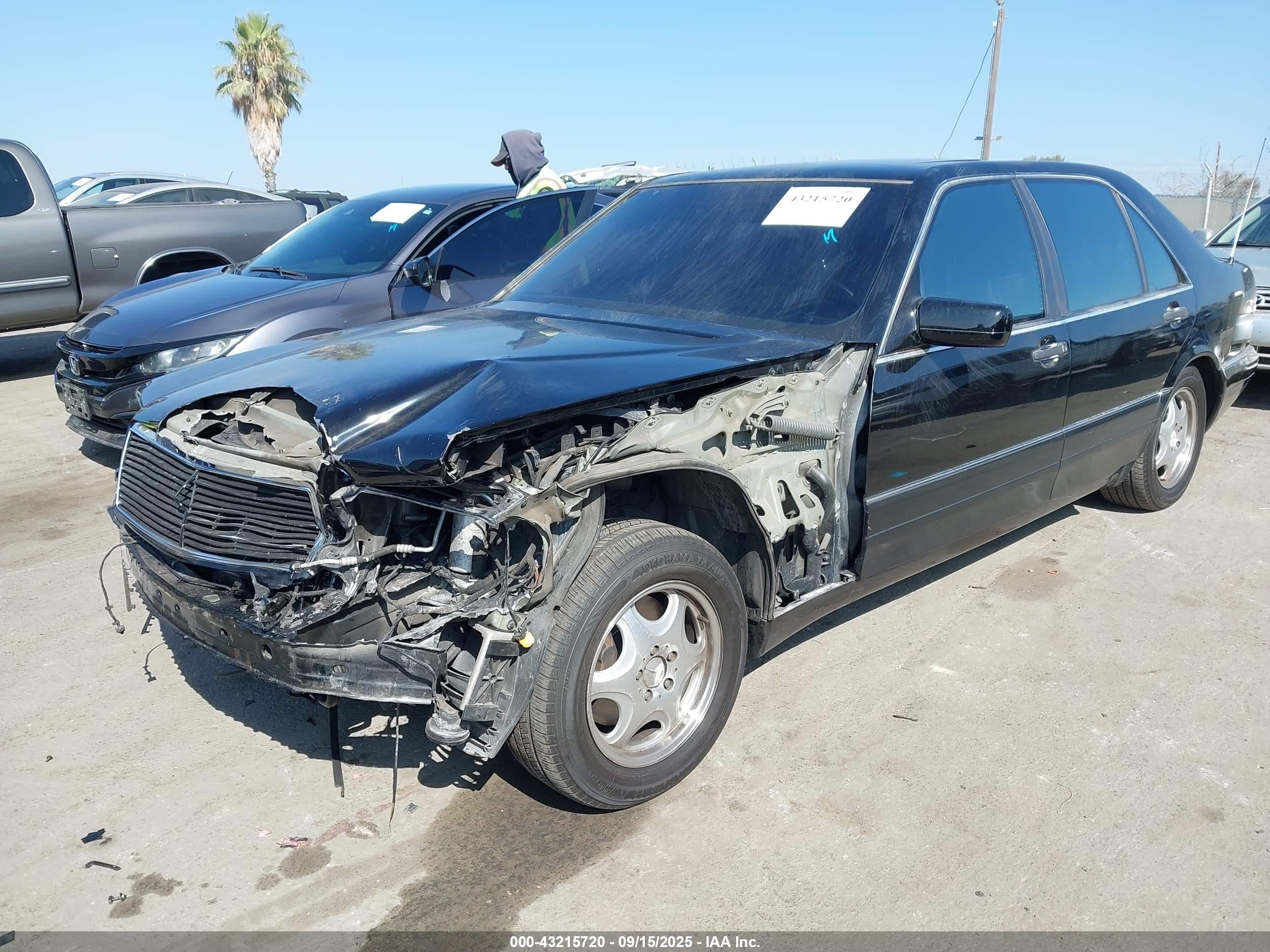 1998 Mercedes-benz S 320   Черный vin: WDBGA33G6WA403343