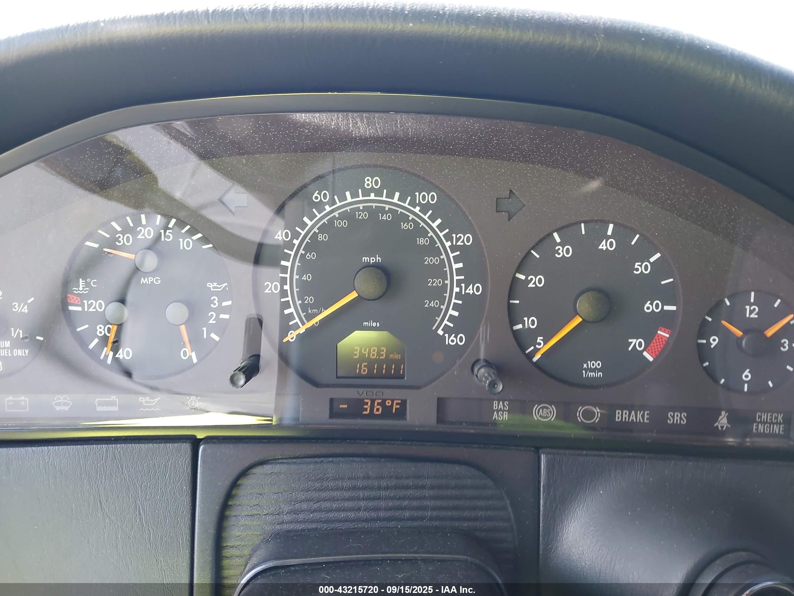 1998 Mercedes-benz S 320   Черный vin: WDBGA33G6WA403343