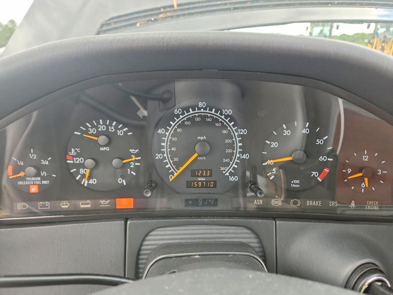 1997 Mercedes-benz S 320 Black vin: WDBGA33G7VA342678