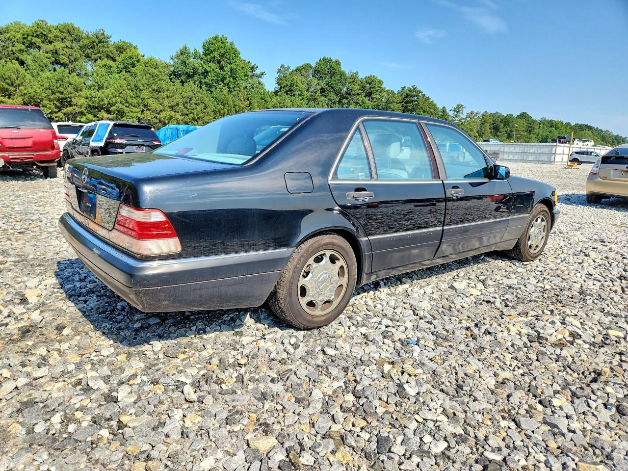 1997 Mercedes-benz S 320 Black vin: WDBGA33G7VA342678