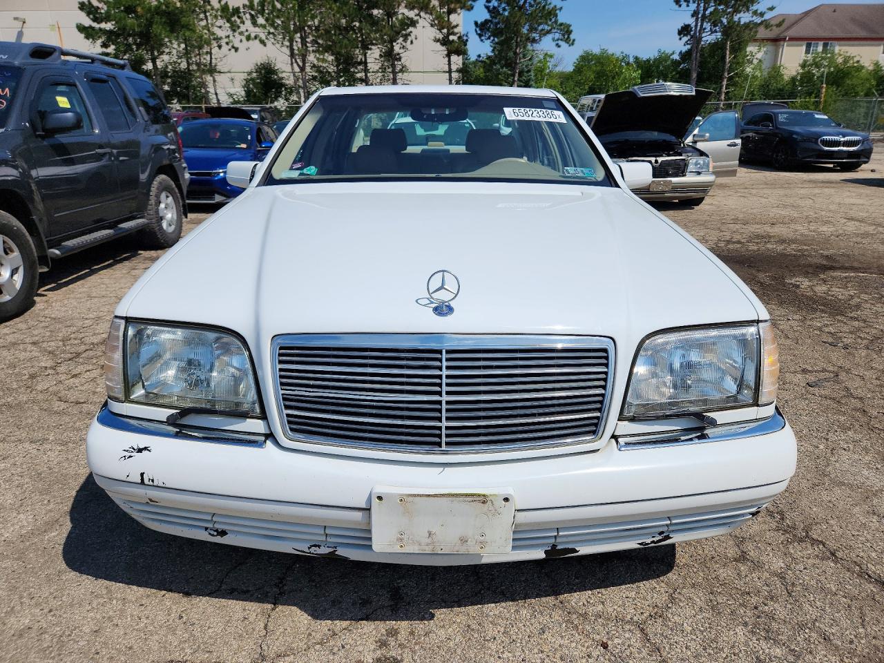 1999 Mercedes-benz S 320 White vin: WDBGA33GXXA409812