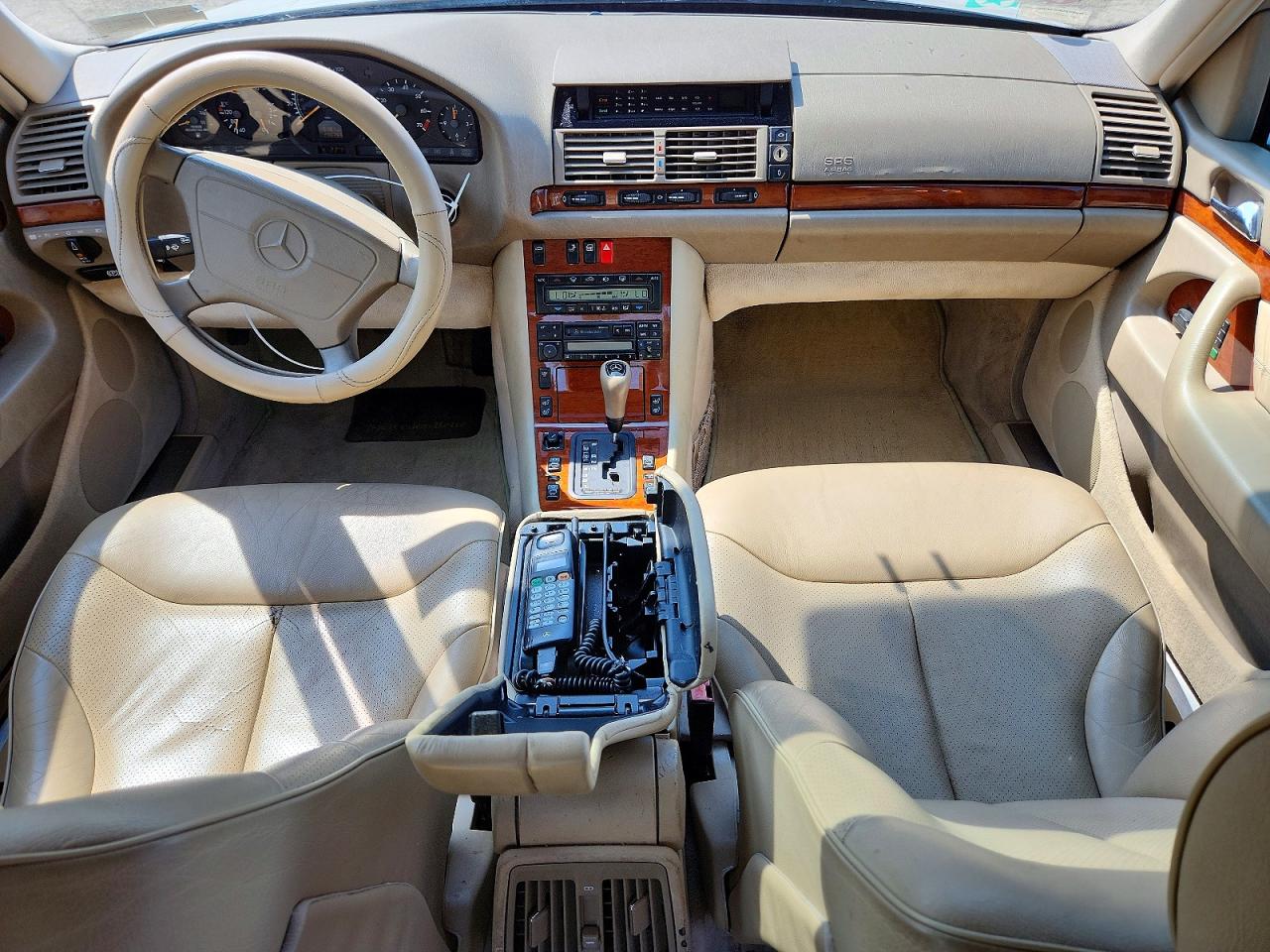 1999 Mercedes-benz S 320 White vin: WDBGA33GXXA409812