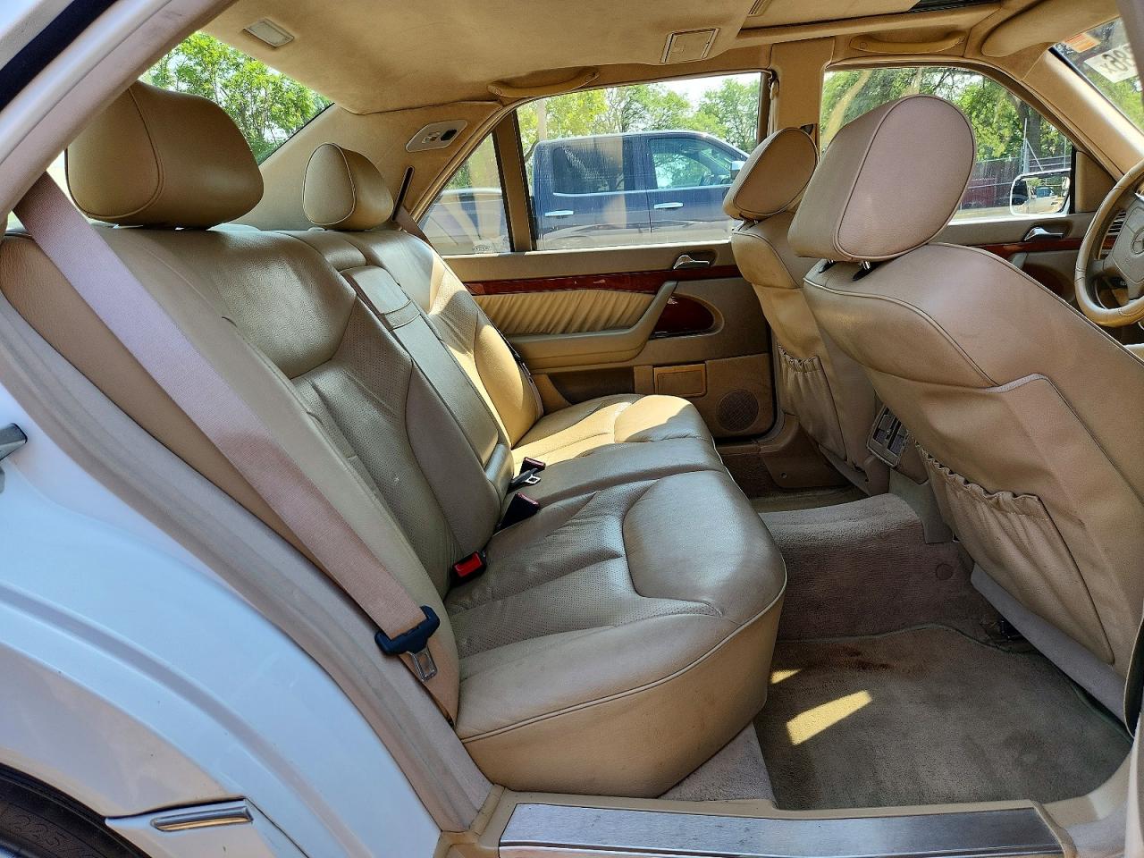 1999 Mercedes-benz S 320 White vin: WDBGA33GXXA409812