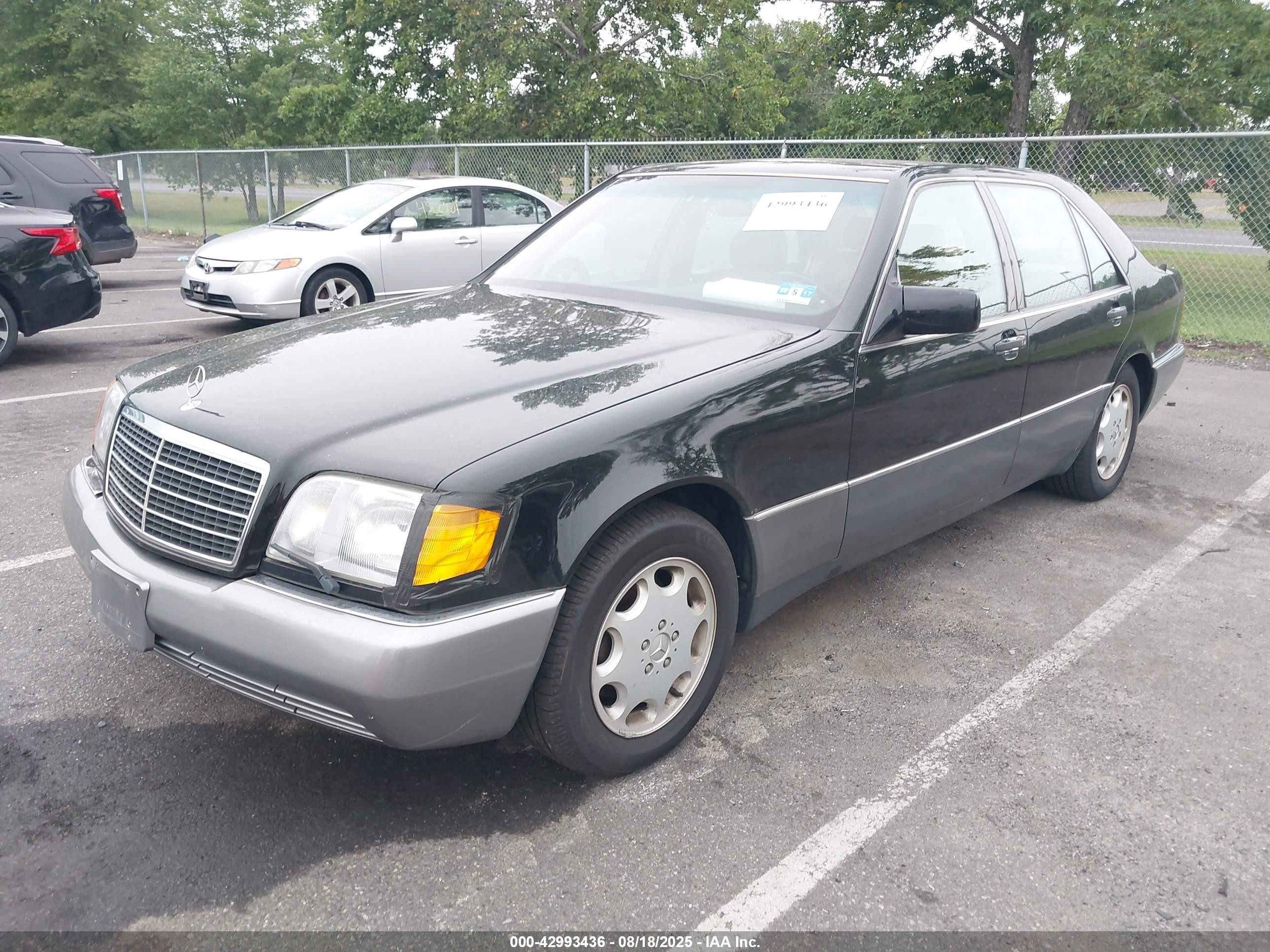 1994 Mercedes-benz S 420 Black vin: WDBGA43E0RA156751