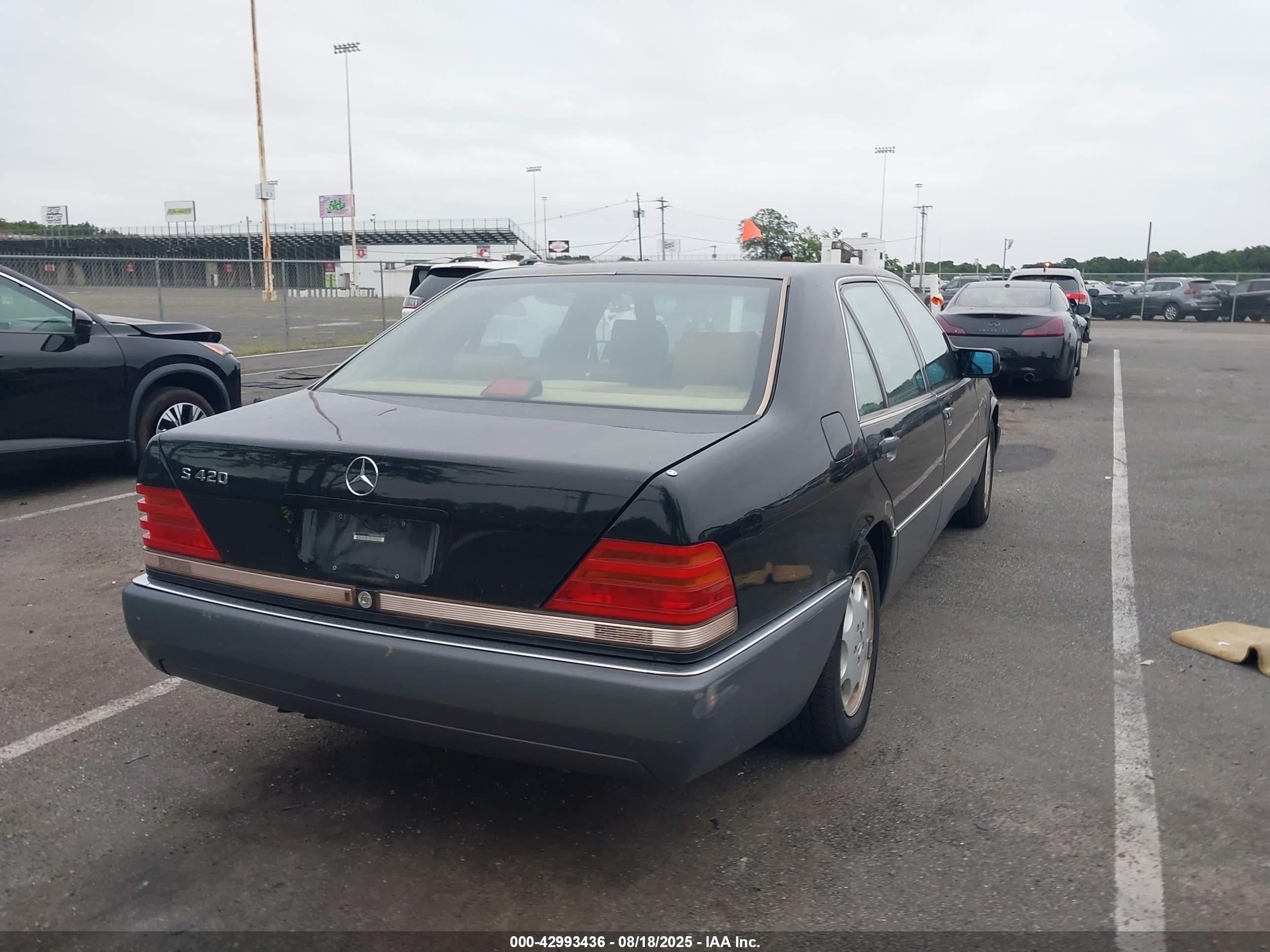 1994 Mercedes-benz S 420 Black vin: WDBGA43E0RA156751