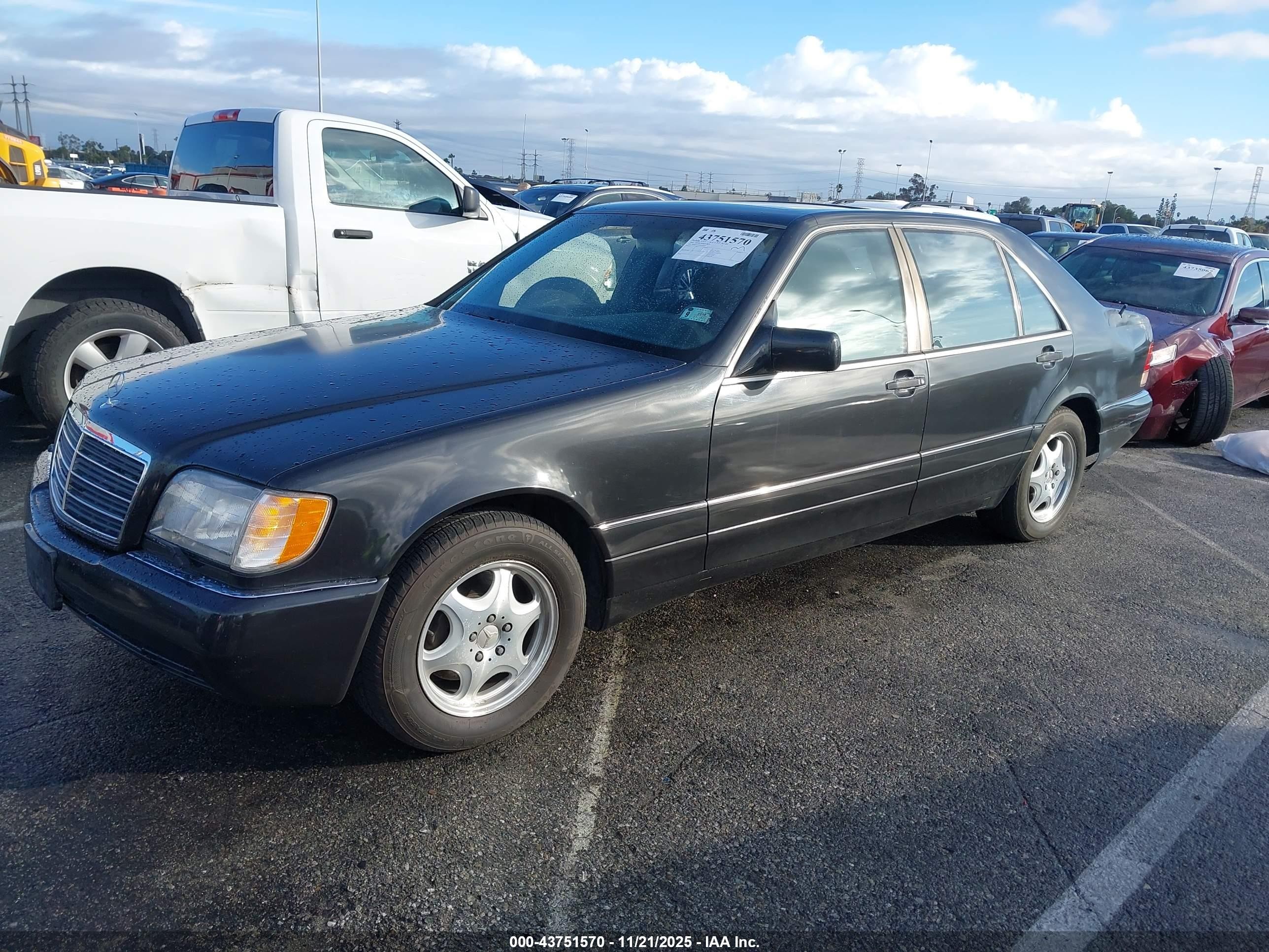 1995 Mercedes-benz S 420 Черный vin: WDBGA43E0SA201905
