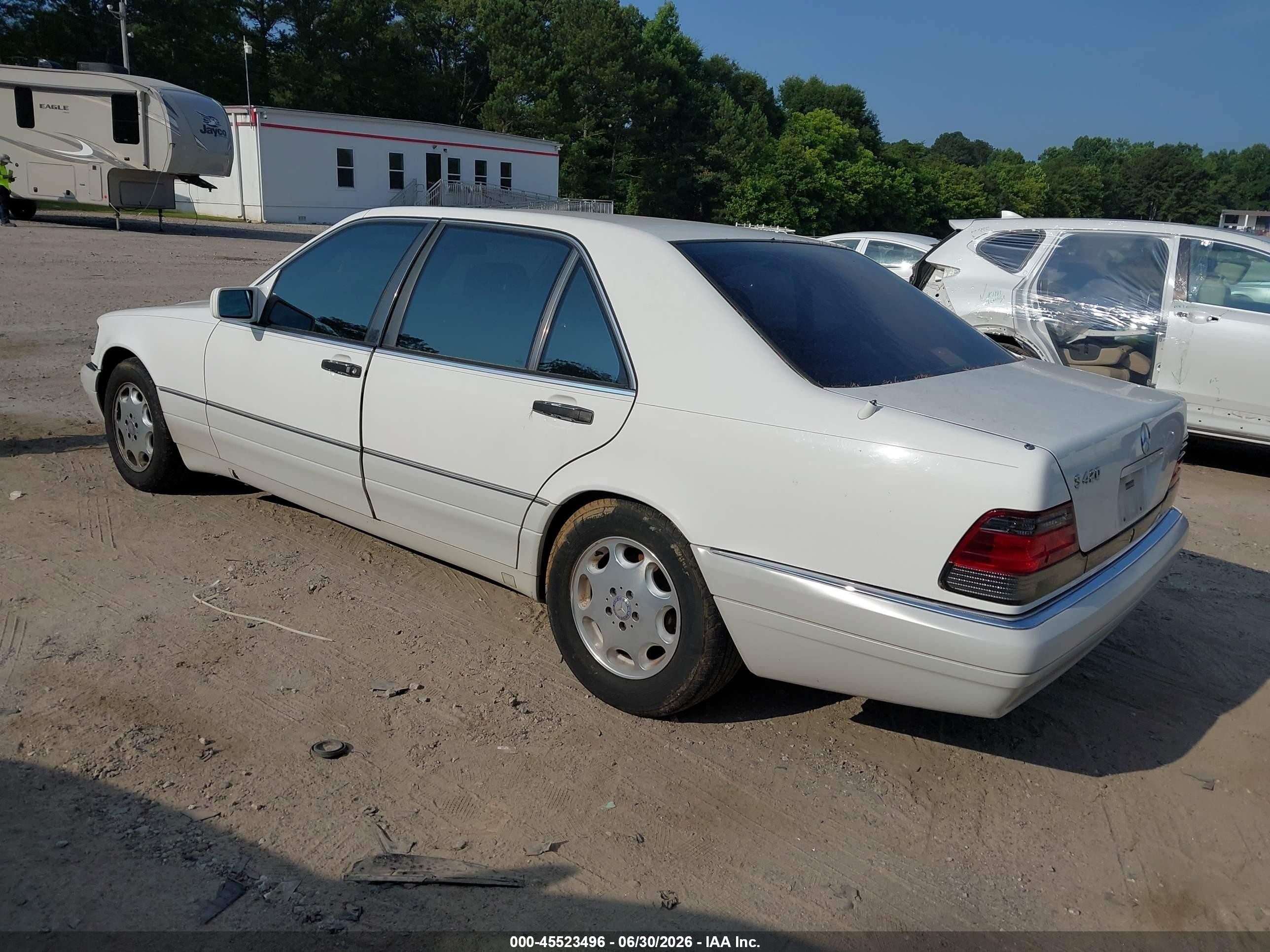 1995 Mercedes-benz S 420 Белый vin: WDBGA43E0SA229297