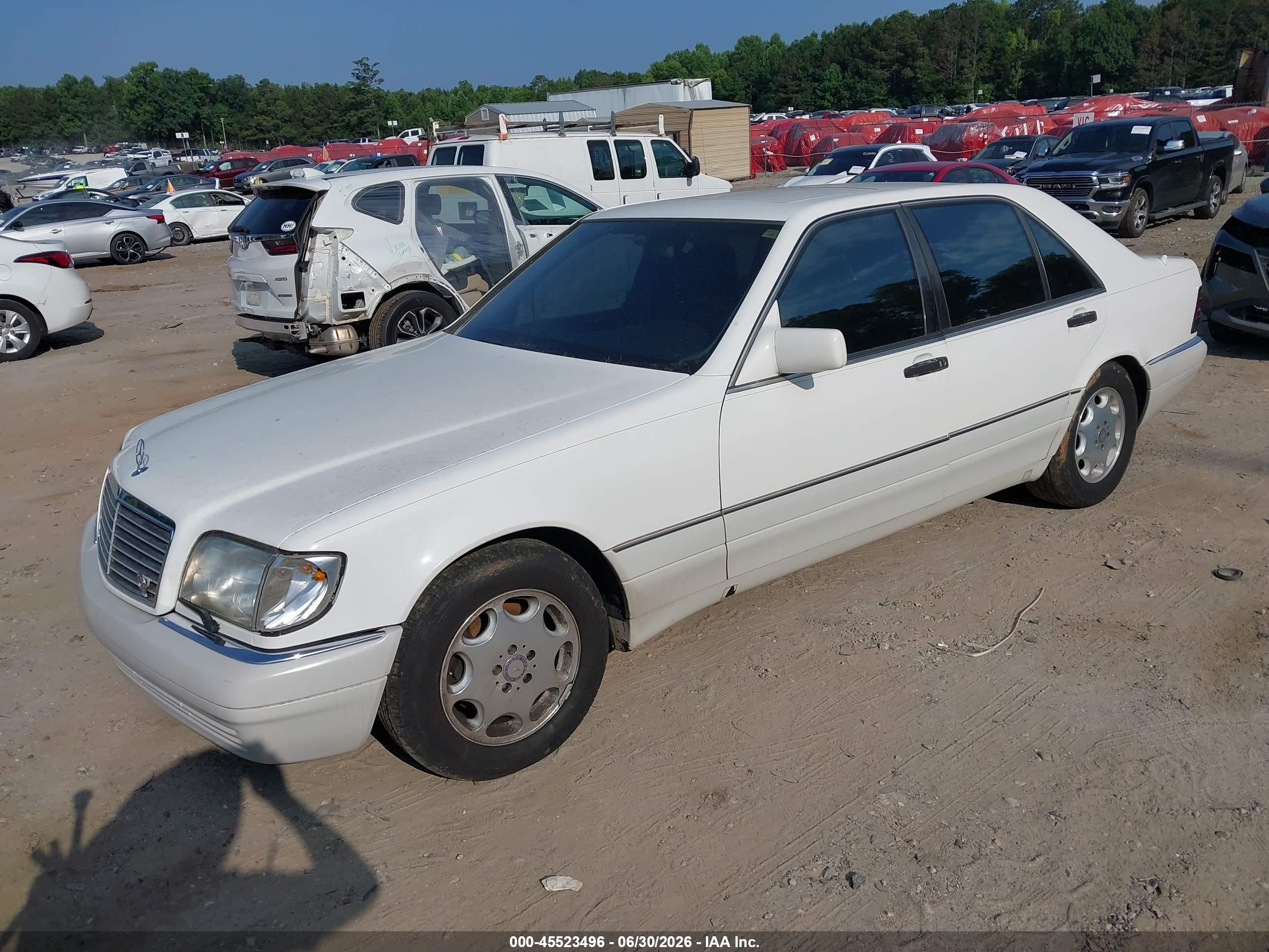 1995 Mercedes-benz S 420 Белый vin: WDBGA43E0SA229297