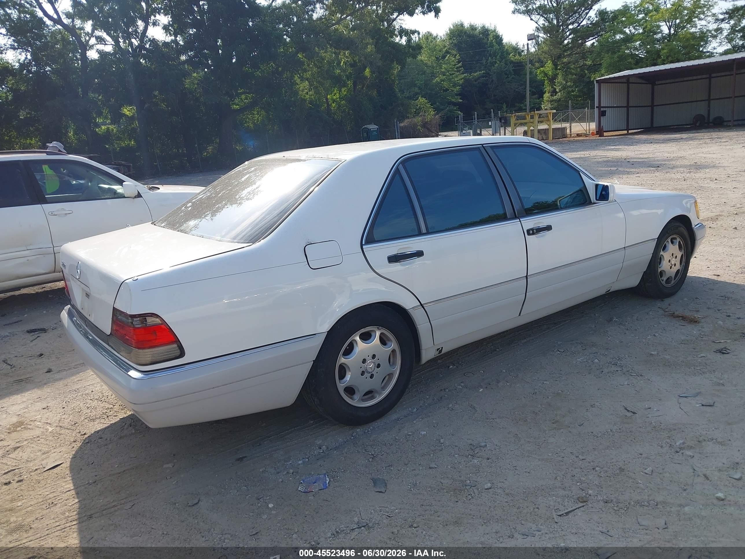 1995 Mercedes-benz S 420 Белый vin: WDBGA43E0SA229297