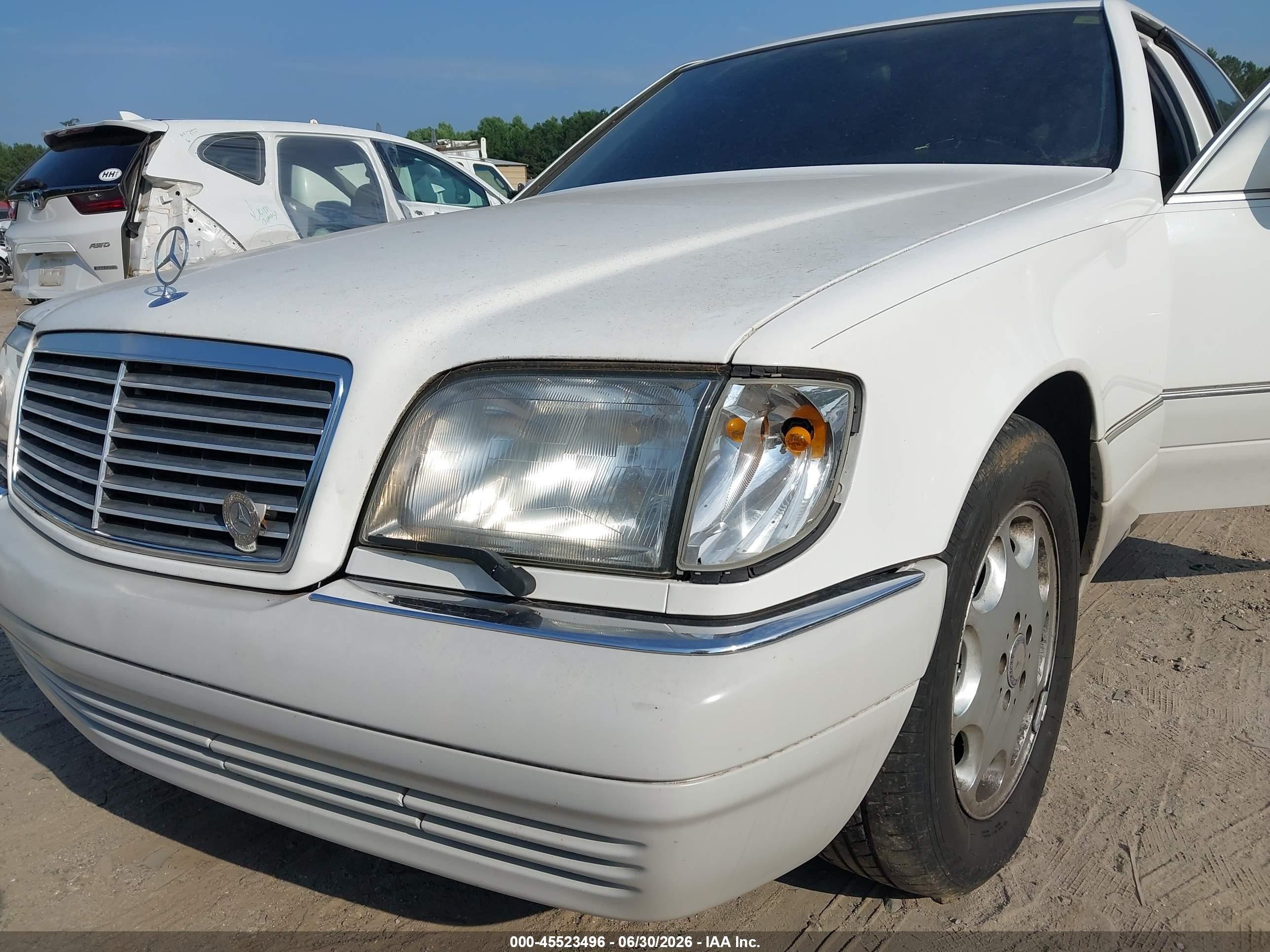 1995 Mercedes-benz S 420 Белый vin: WDBGA43E0SA229297
