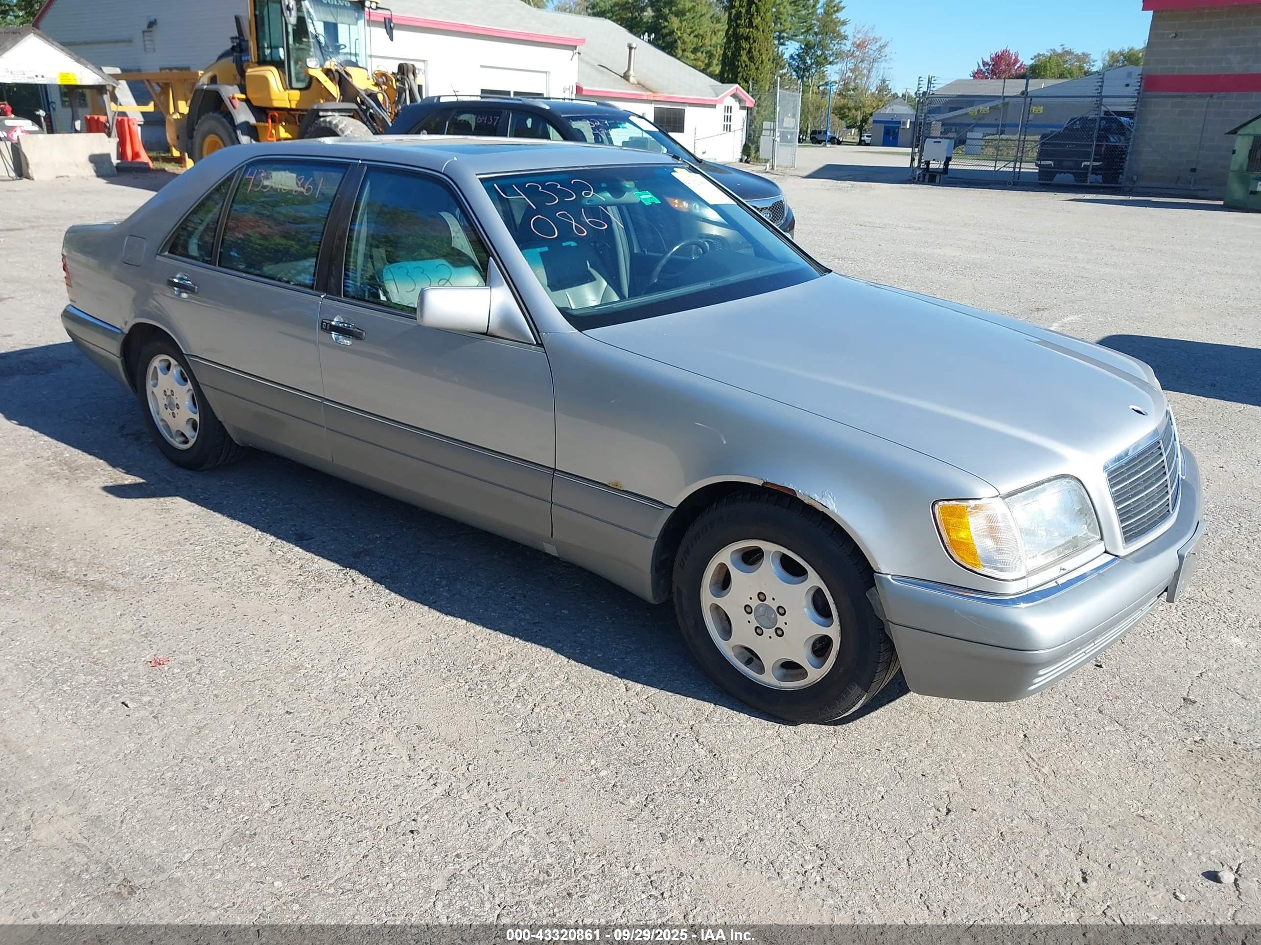 1995 Mercedes-benz S 420 Gray vin: WDBGA43E0SA244723
