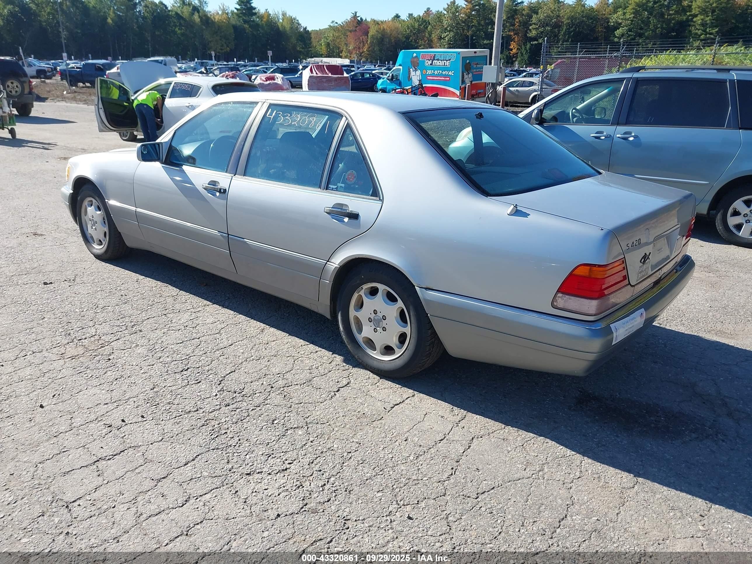 1995 Mercedes-benz S 420 Gray vin: WDBGA43E0SA244723