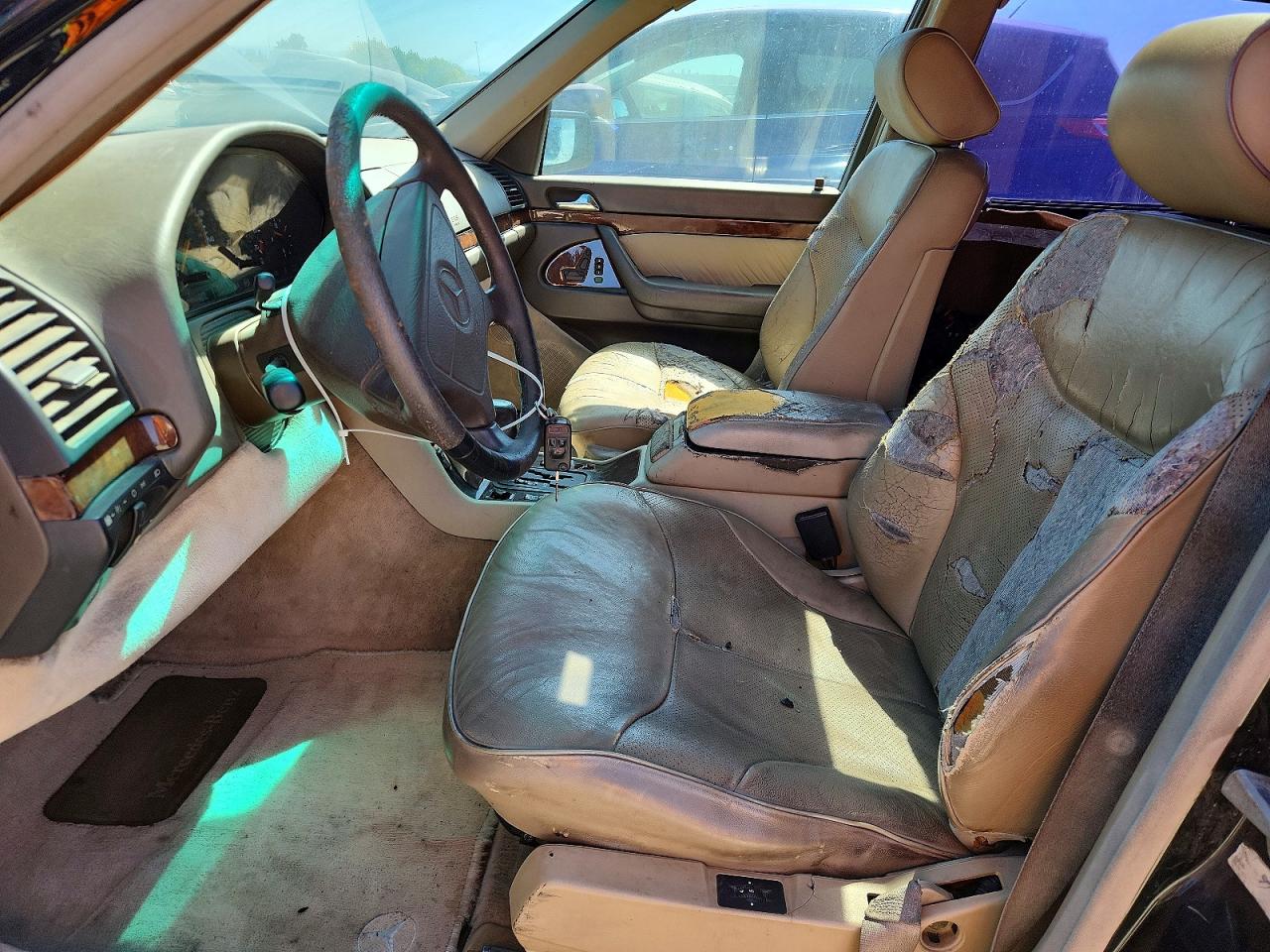 1996 Mercedes-benz S 420 Black vin: WDBGA43E0TA316148