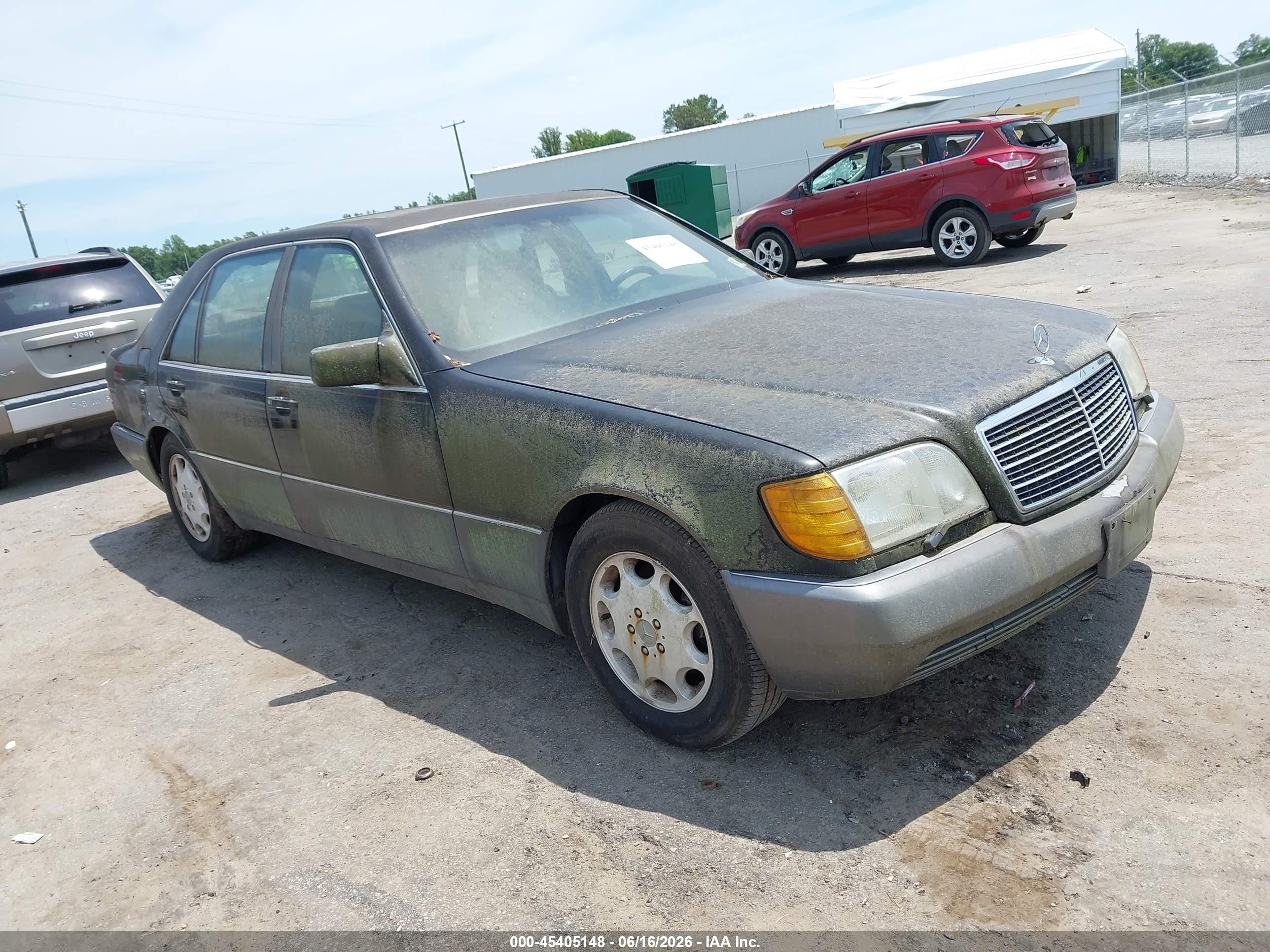 1993 Mercedes-benz 400 Sel Black vin: WDBGA43E1PA104042