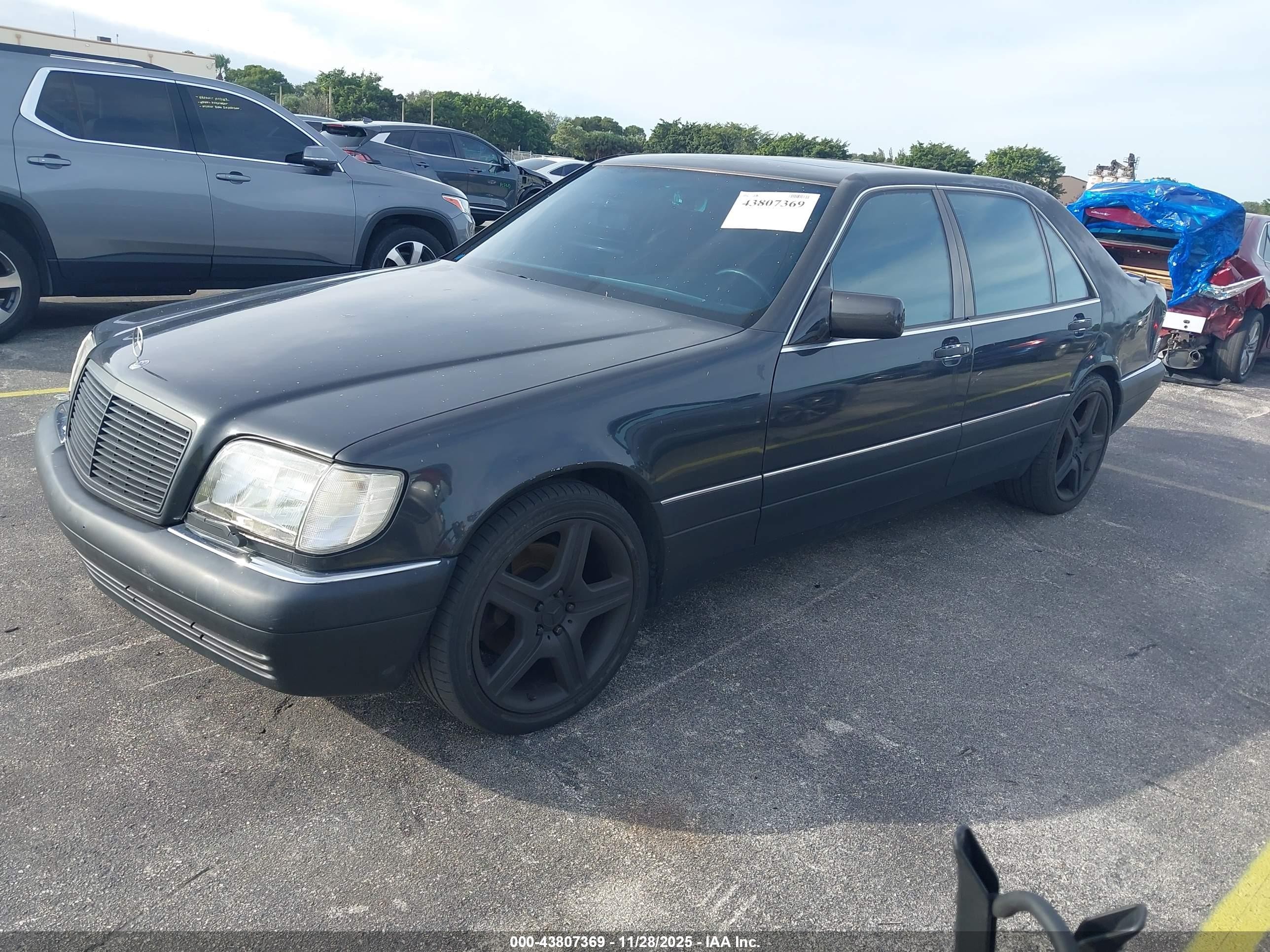 1995 Mercedes-benz S 420 Gray vin: WDBGA43E3SA257174