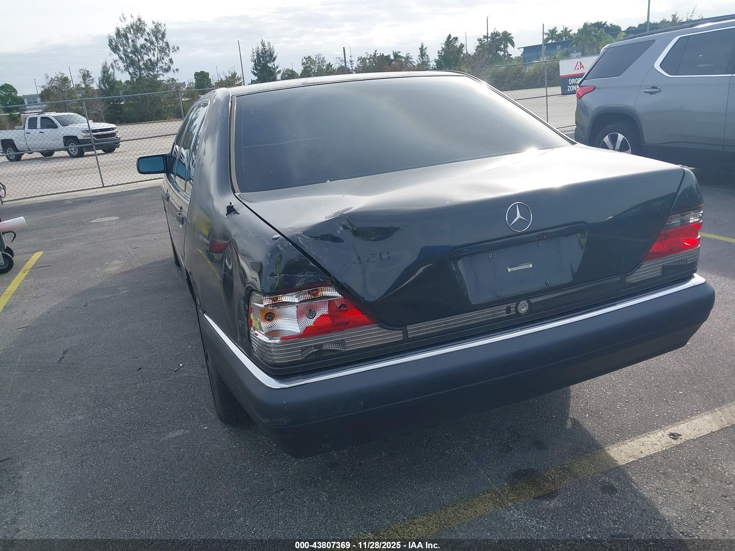 1995 Mercedes-benz S 420 Gray vin: WDBGA43E3SA257174