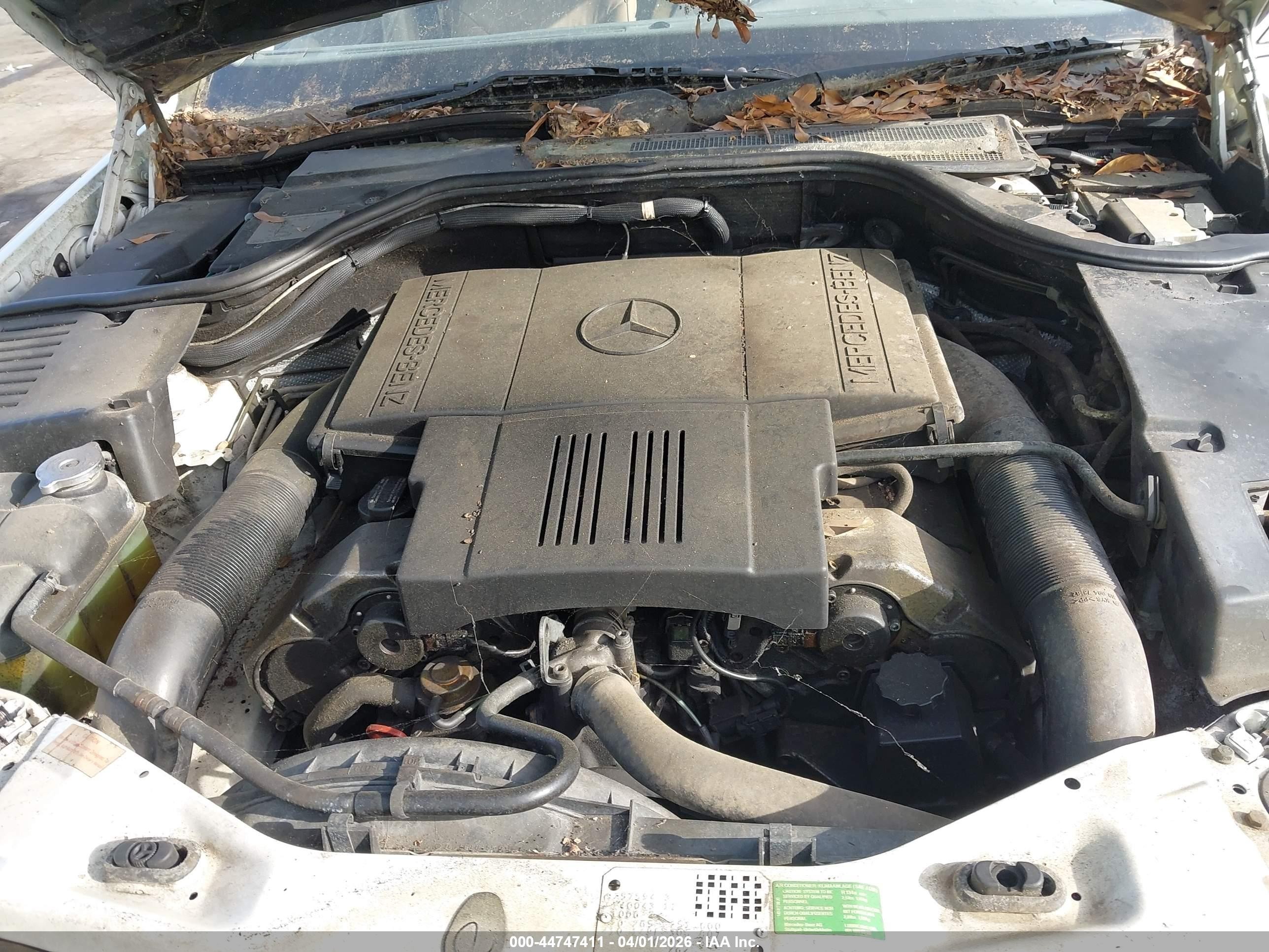 1997 Mercedes-benz S 420   White vin: WDBGA43E3VA328121