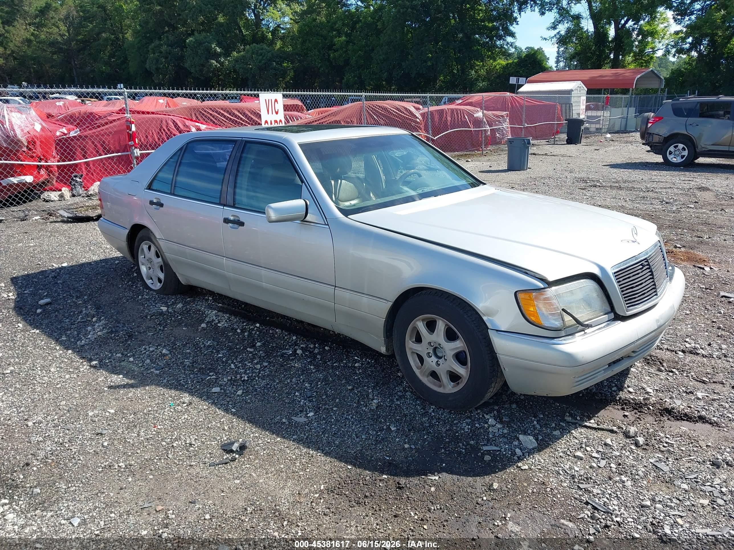 1997 Mercedes-benz S 420   Серебряный vin: WDBGA43E3VA328989