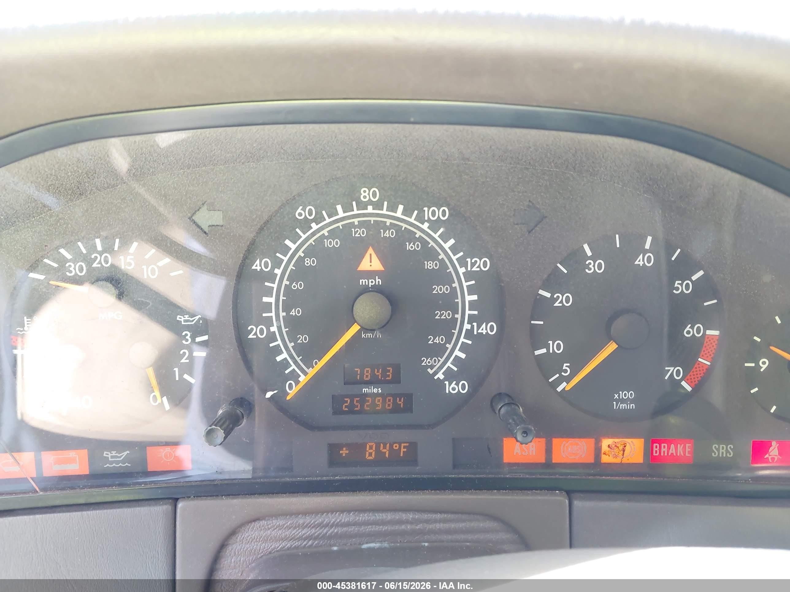 1997 Mercedes-benz S 420   Серебряный vin: WDBGA43E3VA328989