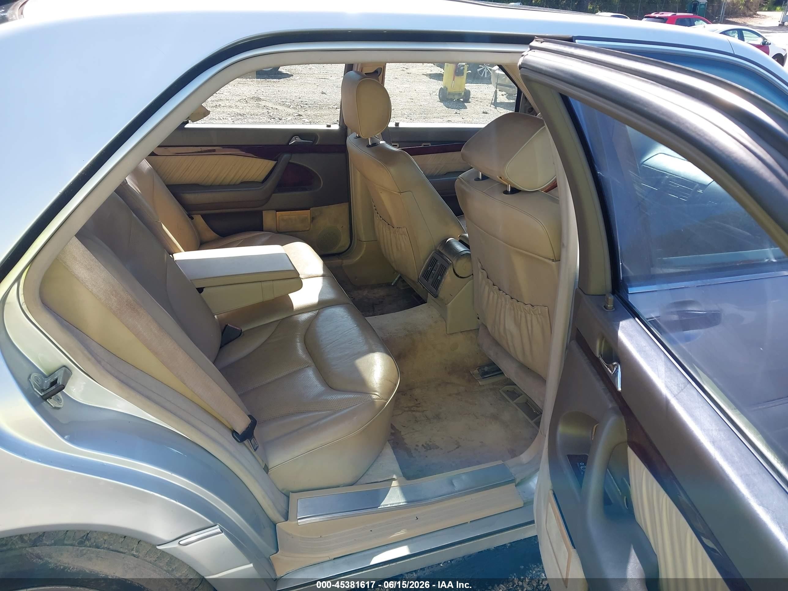 1997 Mercedes-benz S 420   Серебряный vin: WDBGA43E3VA328989