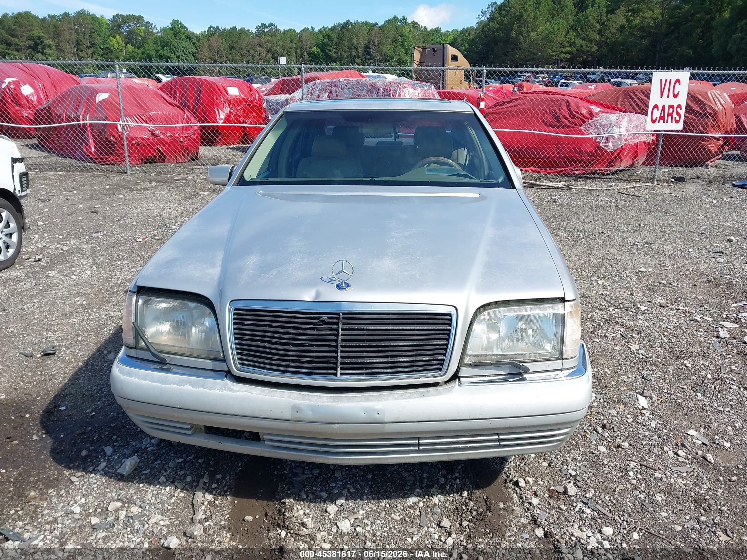 1997 Mercedes-benz S 420   Серебряный vin: WDBGA43E3VA328989