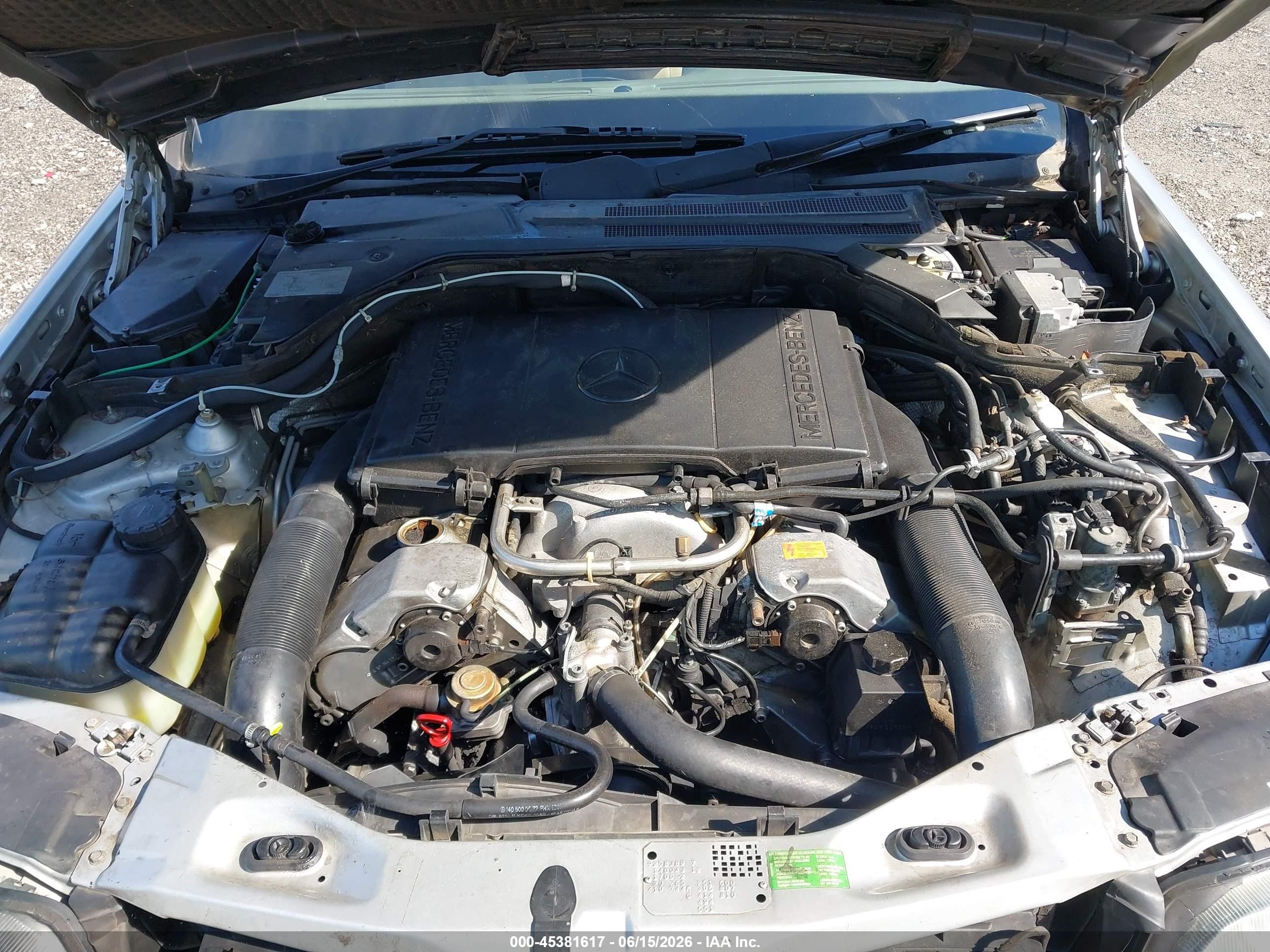 1997 Mercedes-benz S 420   Серебряный vin: WDBGA43E3VA328989