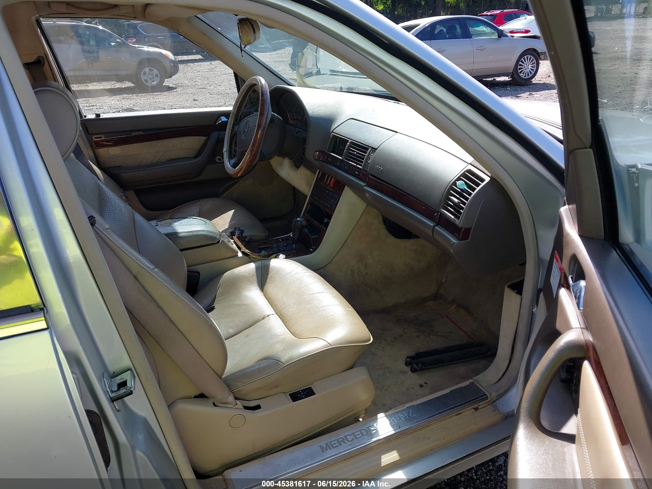 1997 Mercedes-benz S 420   Серебряный vin: WDBGA43E3VA328989